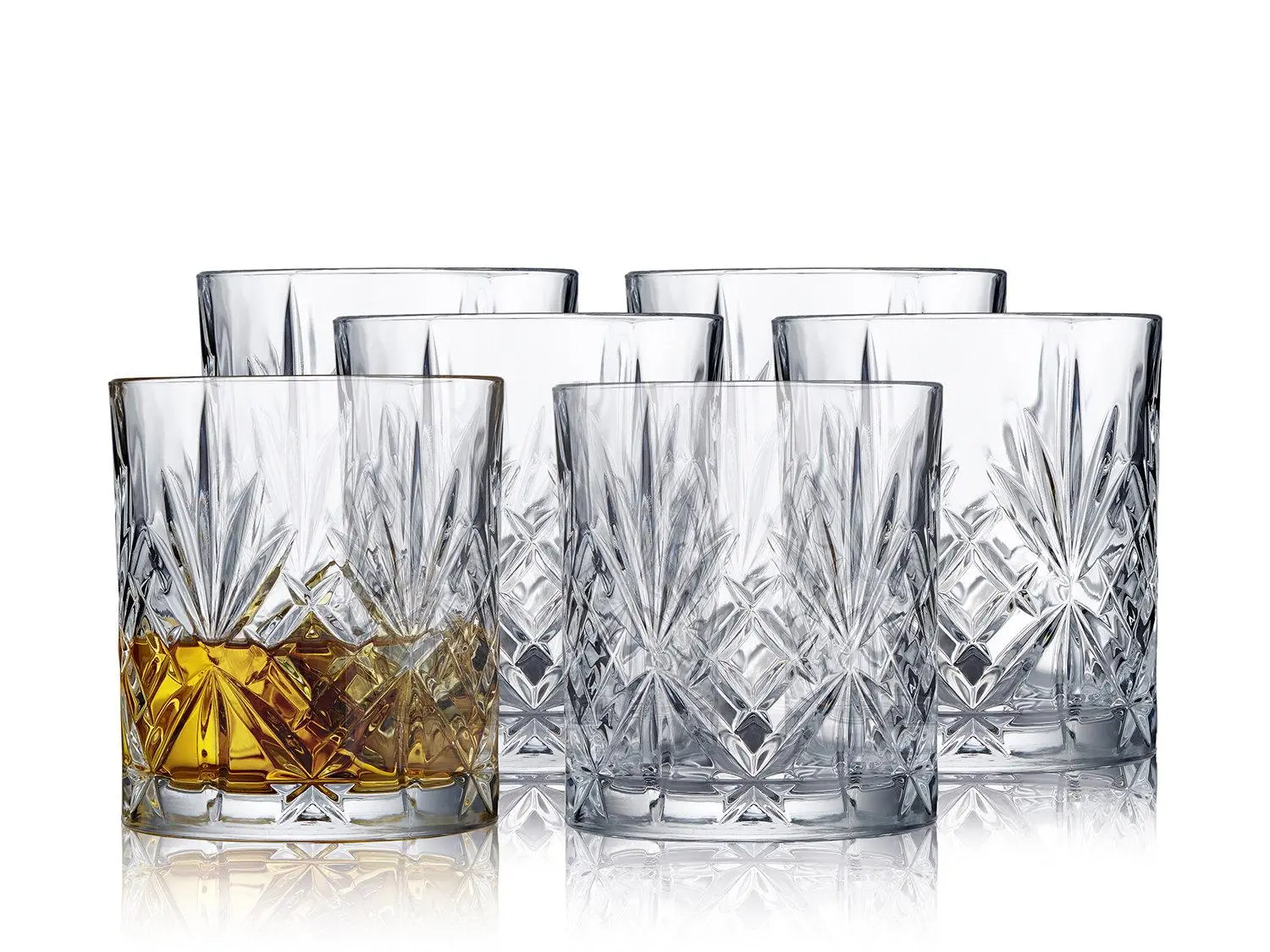Křišťálové
 sklenice v sadě 6 ks na whiskey 310 ml Melodia – Lyngby Glas