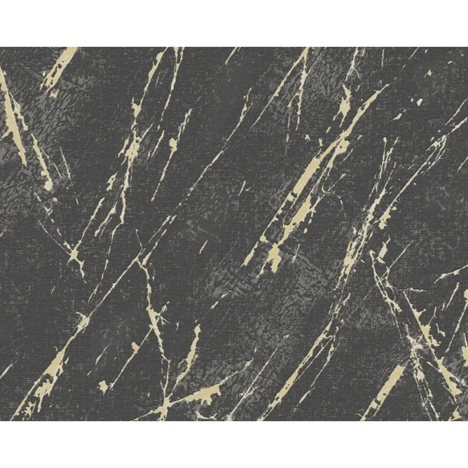 A.S. Creation Vliesová tapeta Casual Living Stone Black Gold Grey 10,05 x 0,53 m