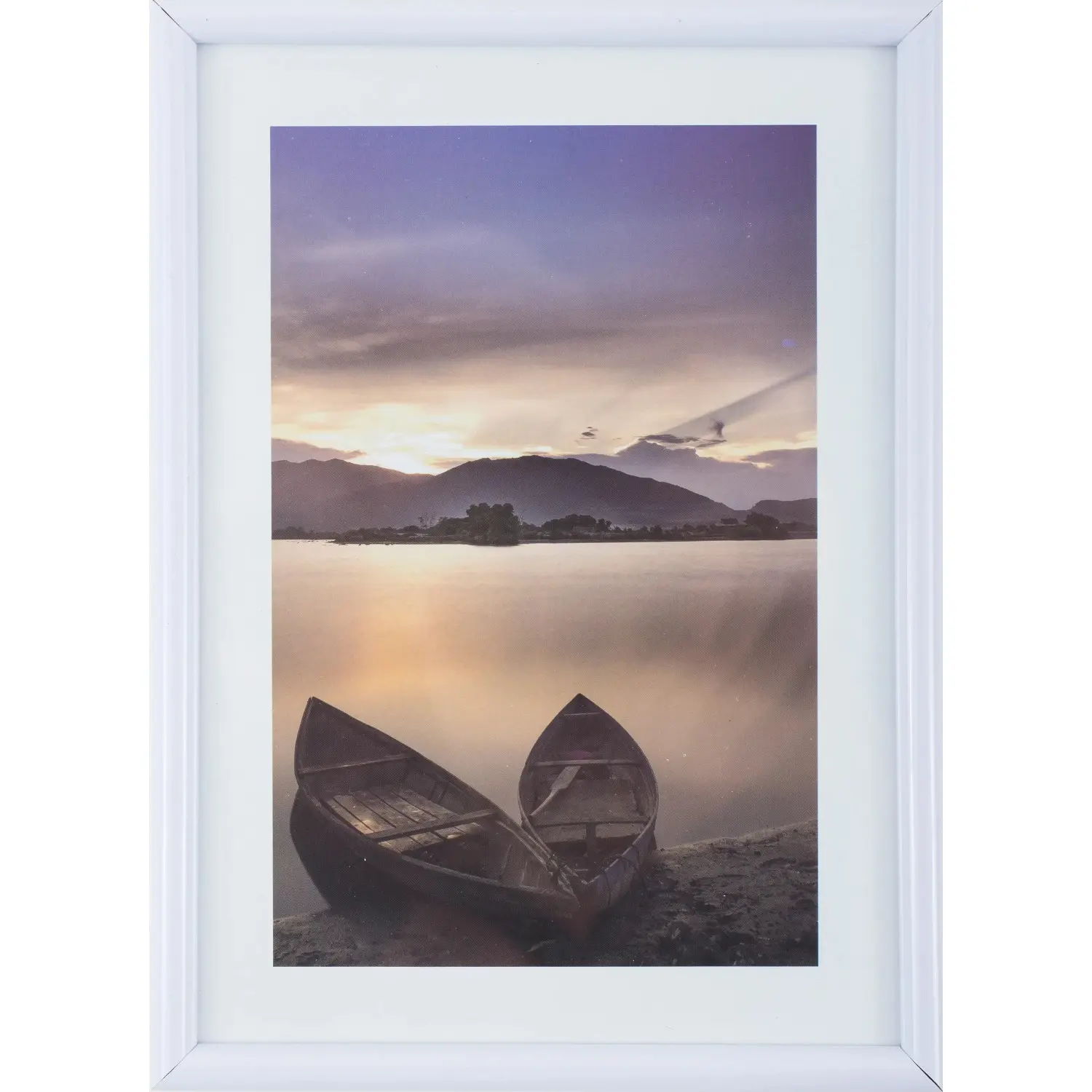 Bondecor Fotorámeček plastový FAST bílý 13 x 18 cm