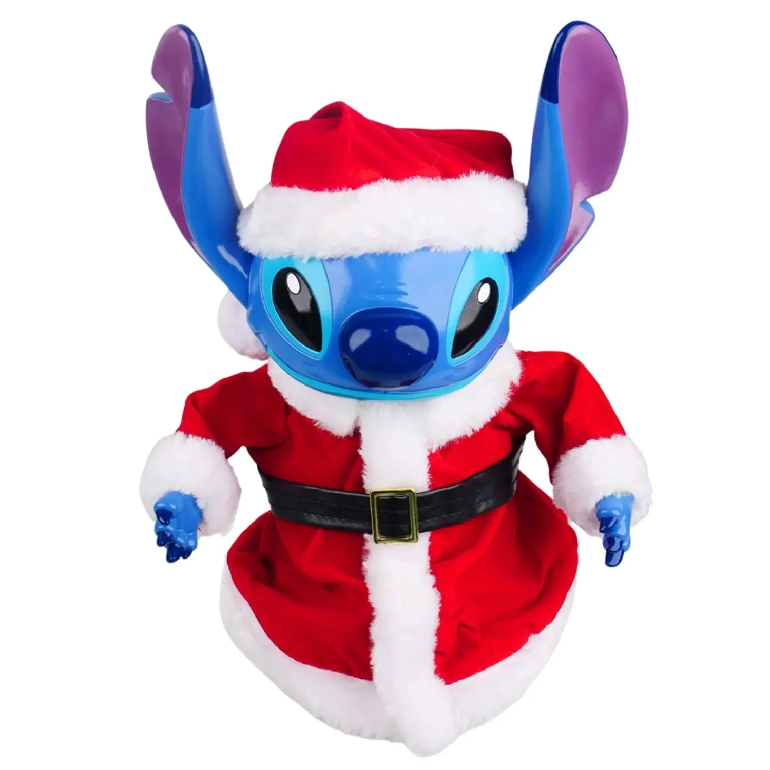 Disney Vánoční dekorace Lilo&Stitch Stich v santovském oblečku 32 cm
