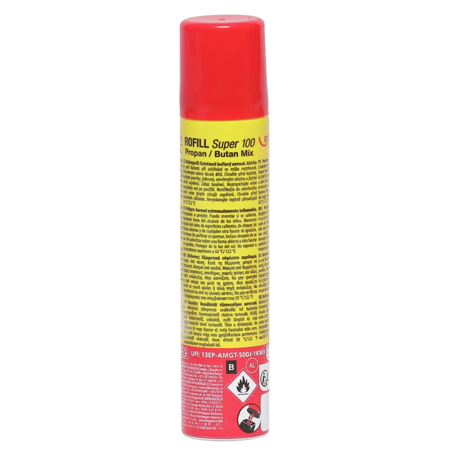 Rothenberger Náplň do zapalovačů RoFill Super, kapalný propan/butan, 100 ml