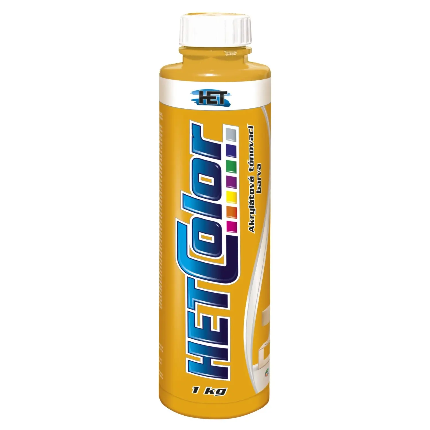 HETCOLOR Akrylátová tónovací barva žlutá sytá 1 kg