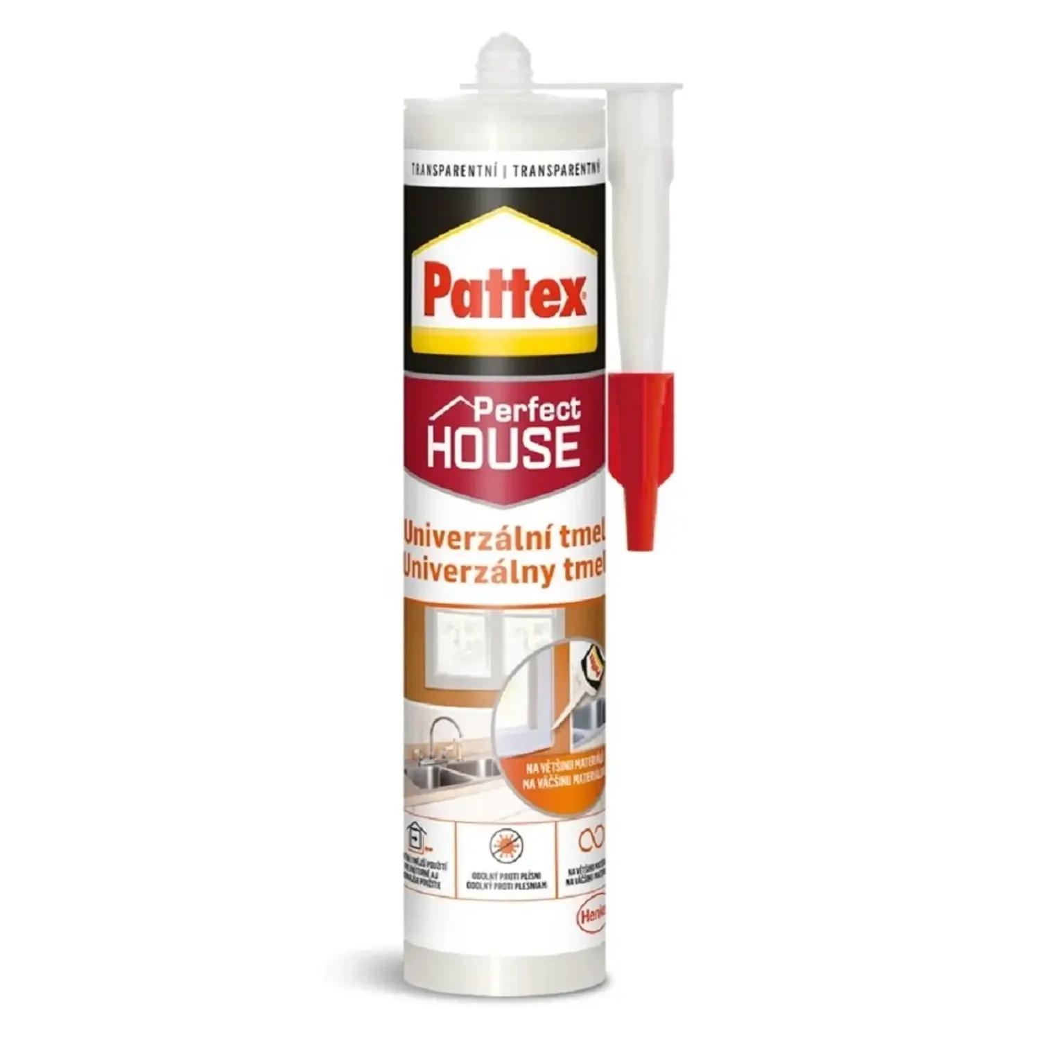 Pattex Univerzální silikon bílý, 280 ml