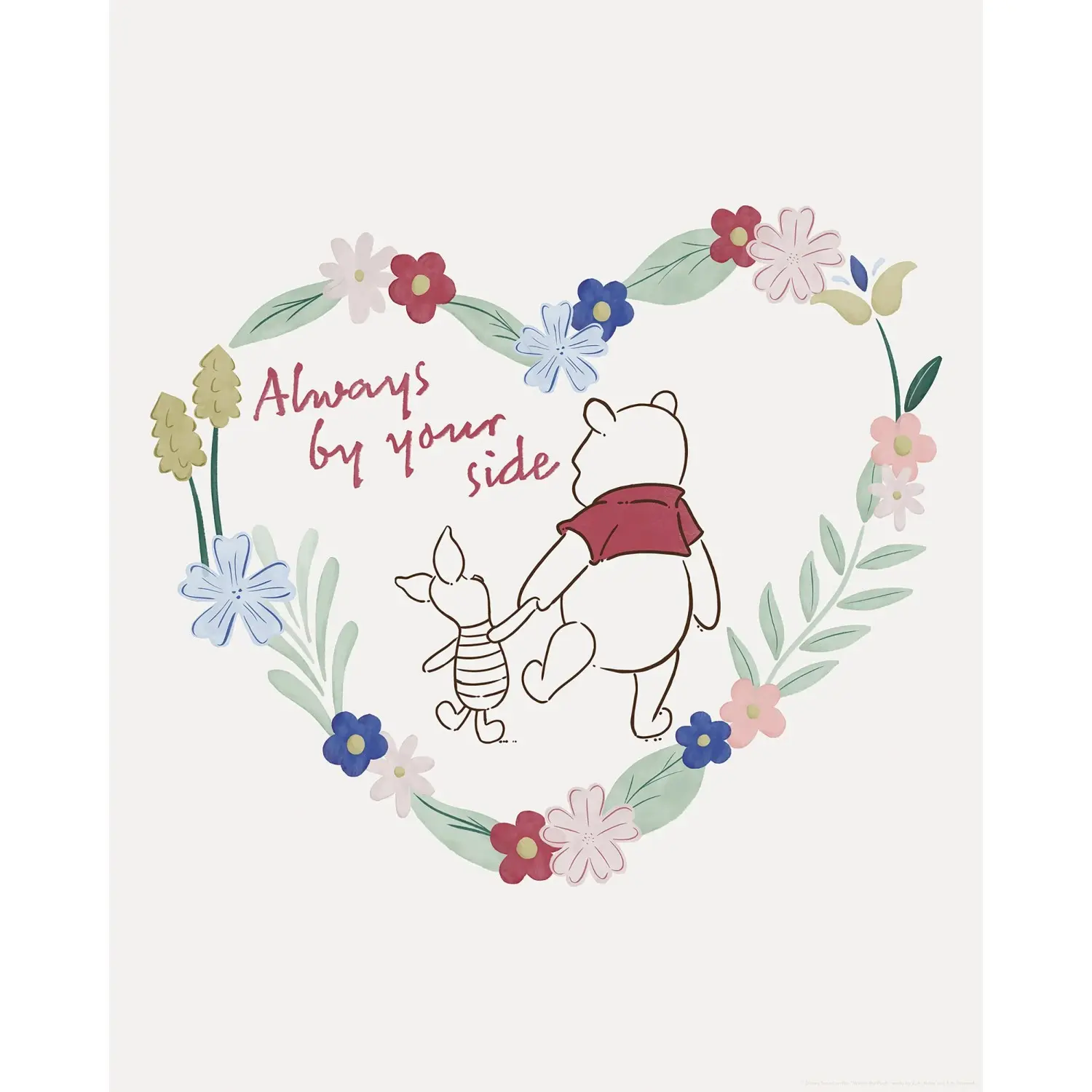 Komar Plakát Disney Winnie the Pooh Always by Your Side 40 x 50 cm