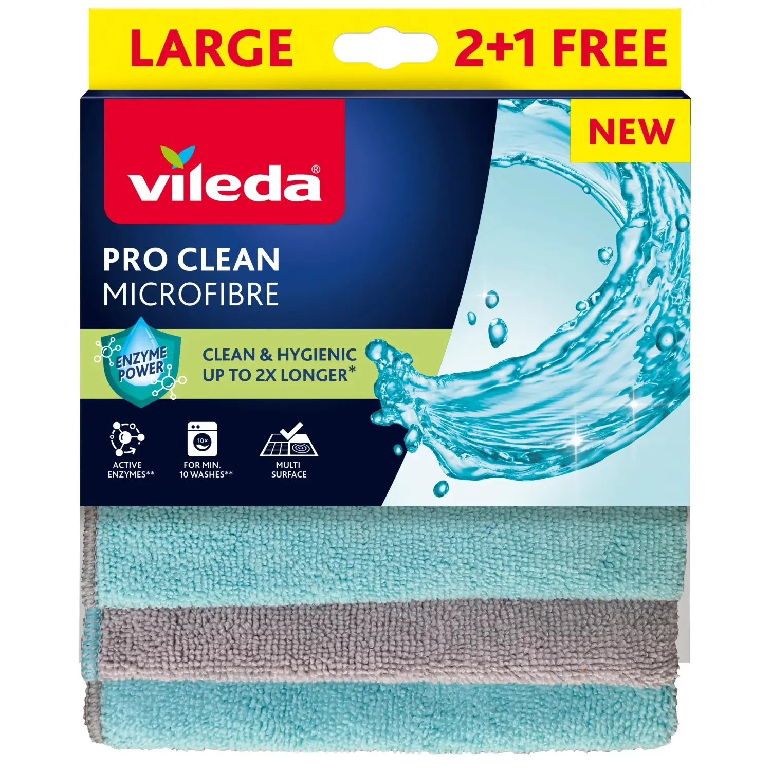 Vileda Mikrohadřík Pro Clean, 2+1 ks