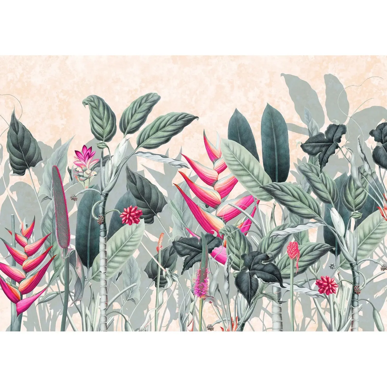 Komar Vliesová fototapeta Soft Jungle 350 x 250 cm