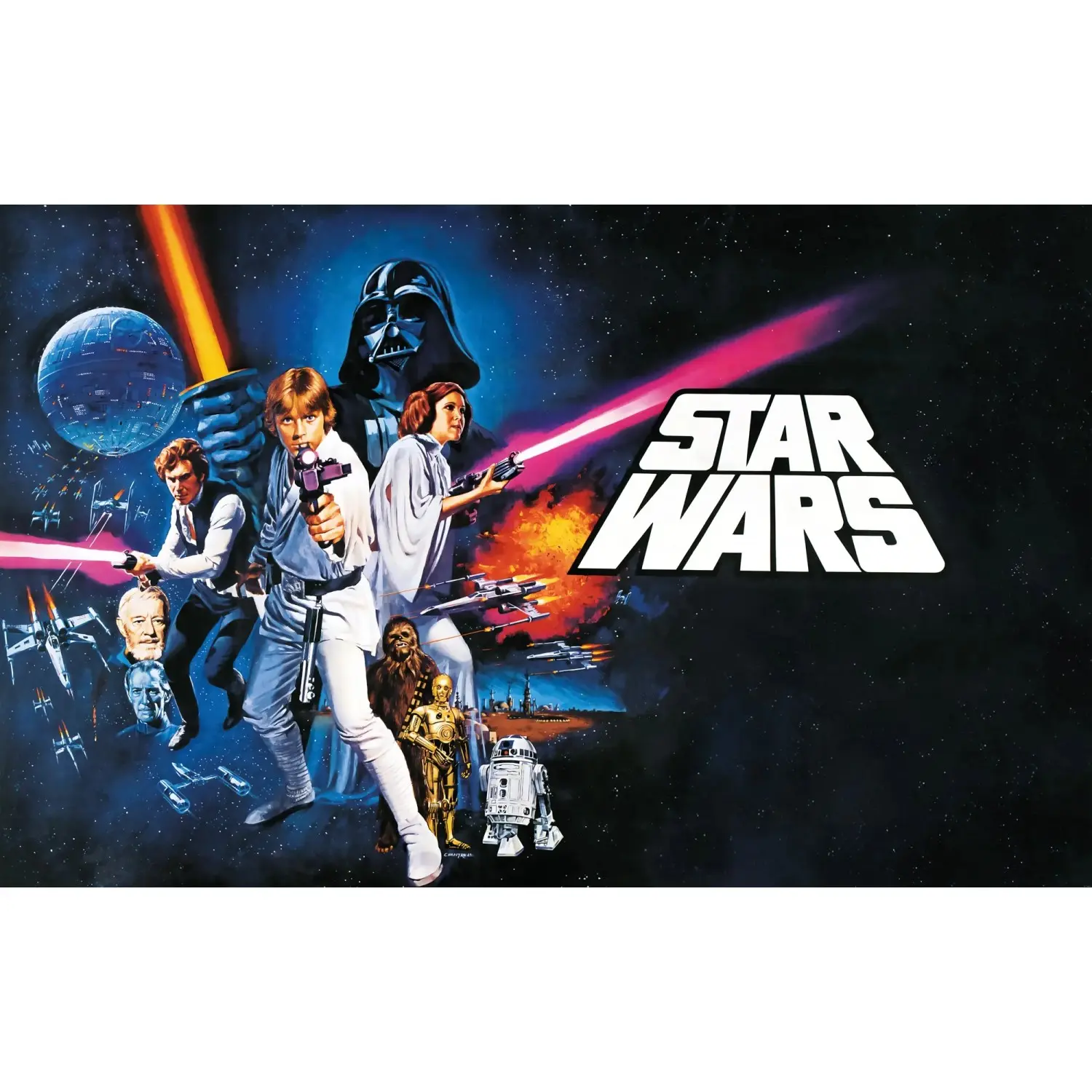 Komar Vliesová fototapeta Star Wars Poster Classic 400 x 250 cm