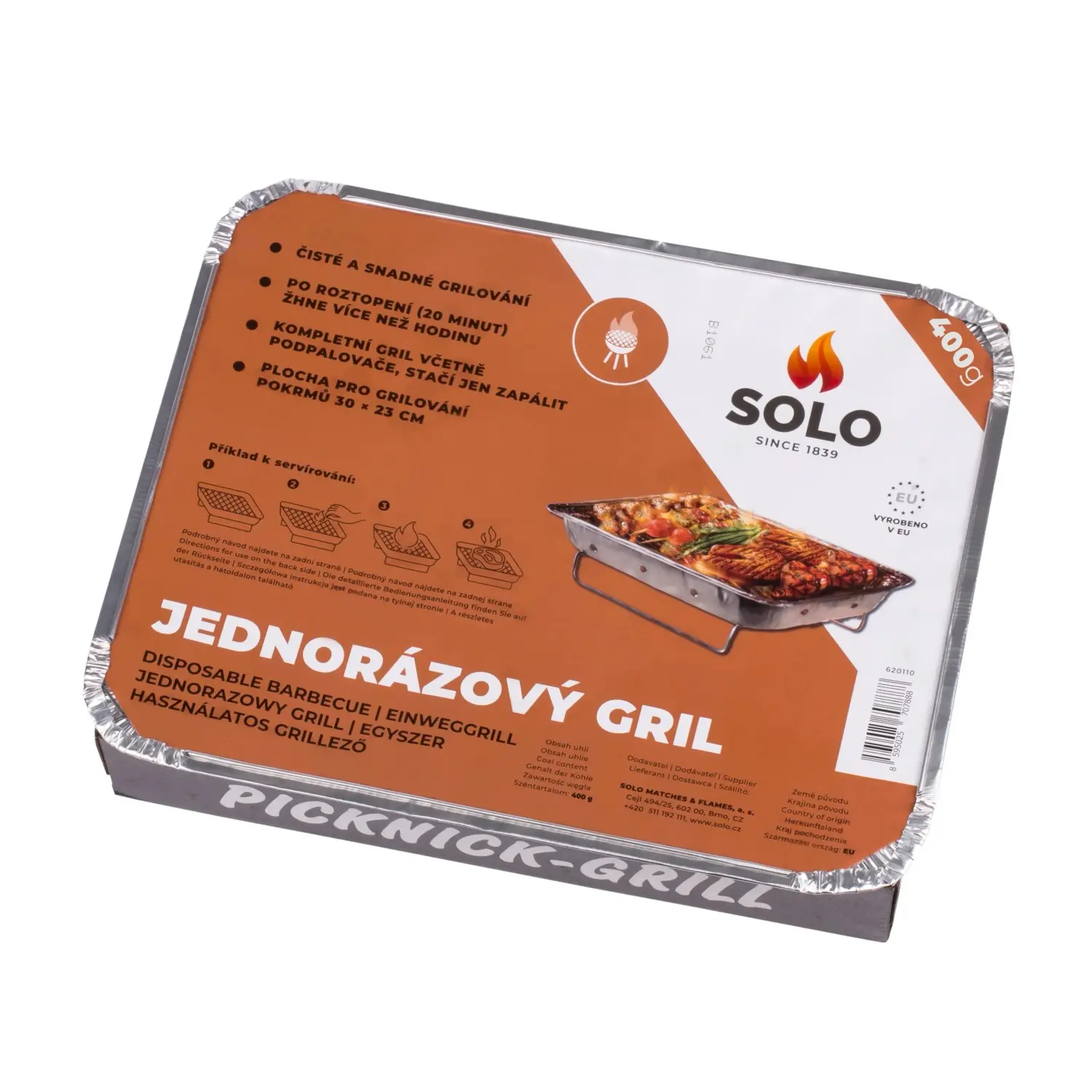 Solo Gril jednorázový