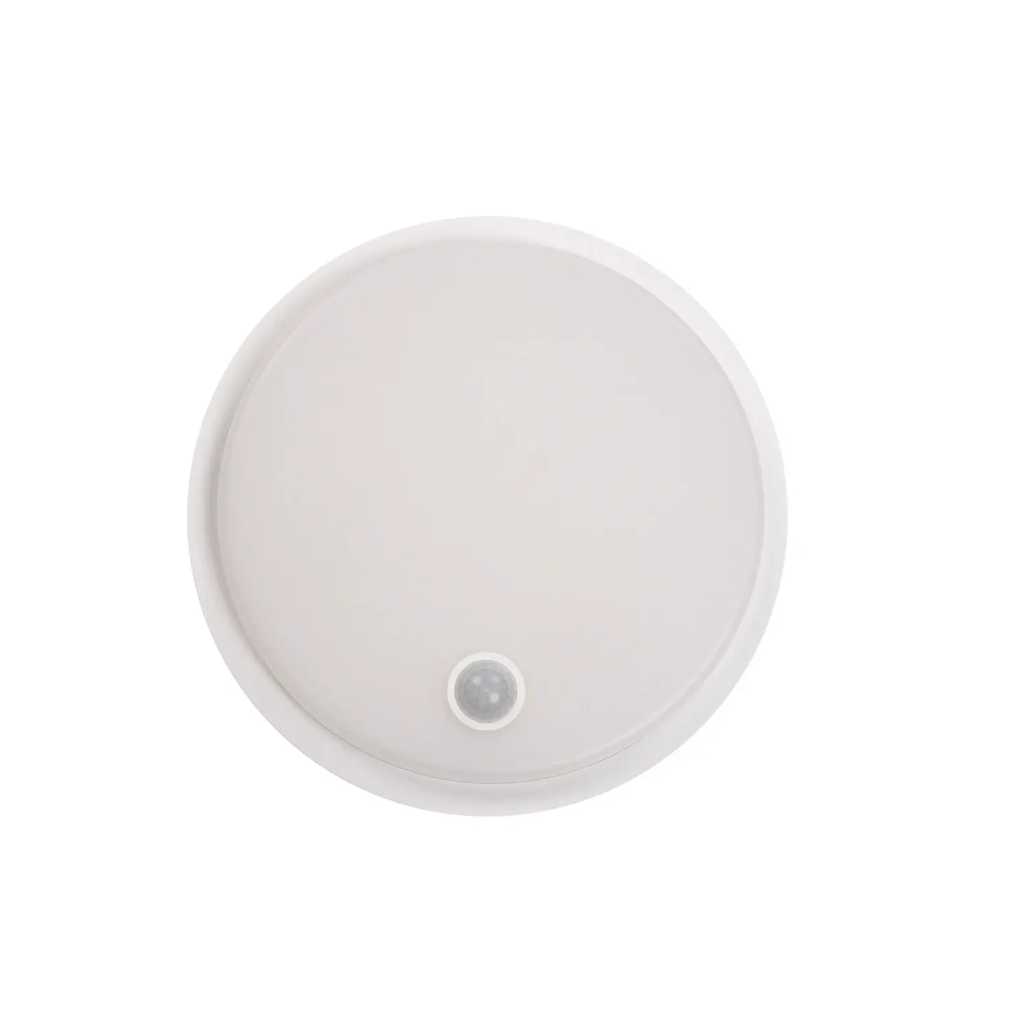 EURAKLES LED svítidlo s pohyb.senz. DARJA CCT 18W 2000lm IP65 bílá, pr. 21x5,3cm