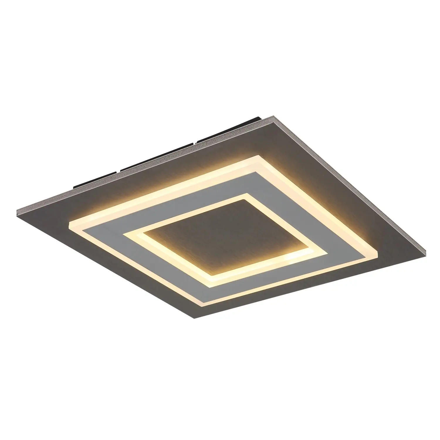 GLOBO Stropní LED svítidlo JAYDEN 24W 2200lm 3000K, antracit/šedá, 32 x 32 cm