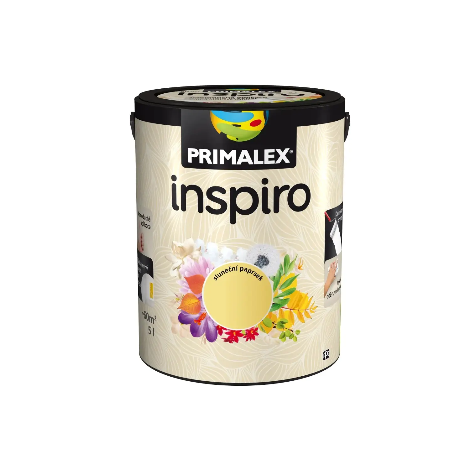 PRIMALEX Barevný vnitřní malířský nátěr Inspiro sluneční paprsek 5 l