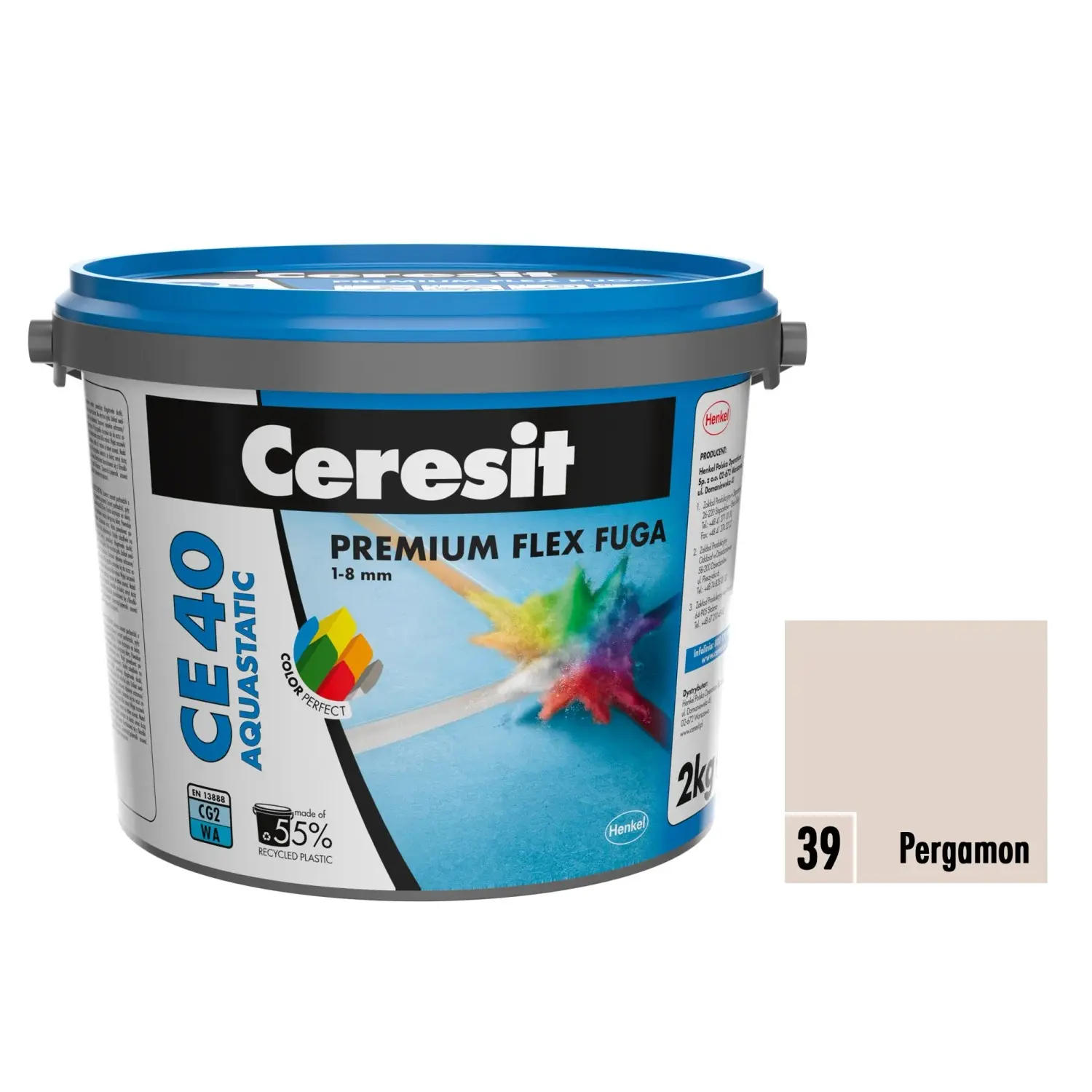 Ceresit Flexibilní spárovací hmota CE 40 Aquastatic Pergamon, 2 kg