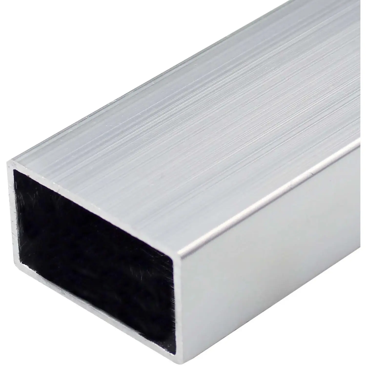 Arcansas Obdélníková trubka z přírodního hliníku 50 x 30 x 1,5 x 1000 mm