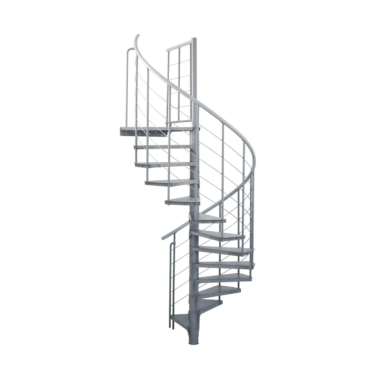 Minka STAIRS Kovové točité schodiště Spino Smart šedé pr. 120 cm