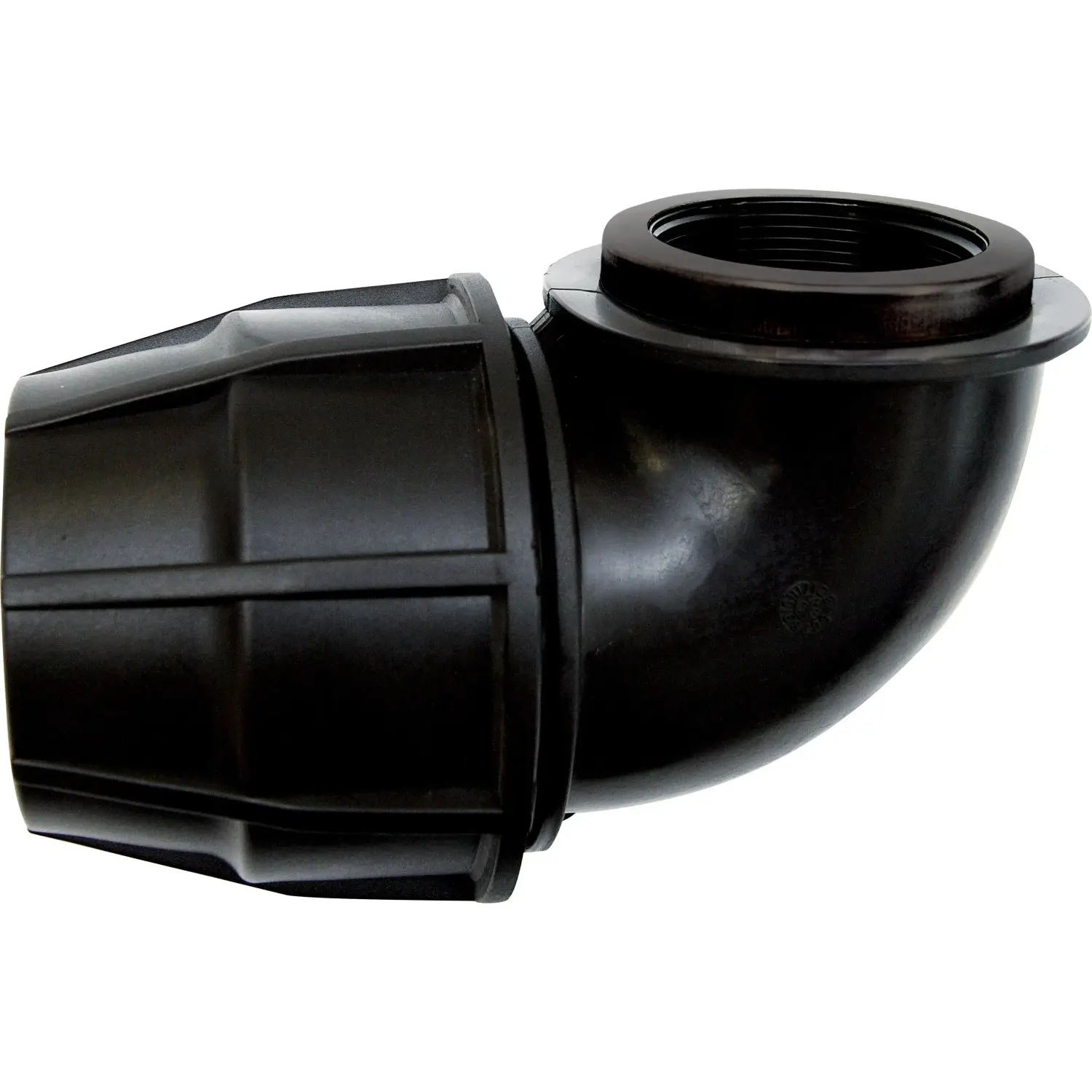 LUX-TOOLS PE koleno 90° 32 mm s vnitřním závitem 24,1 mm (3/4")