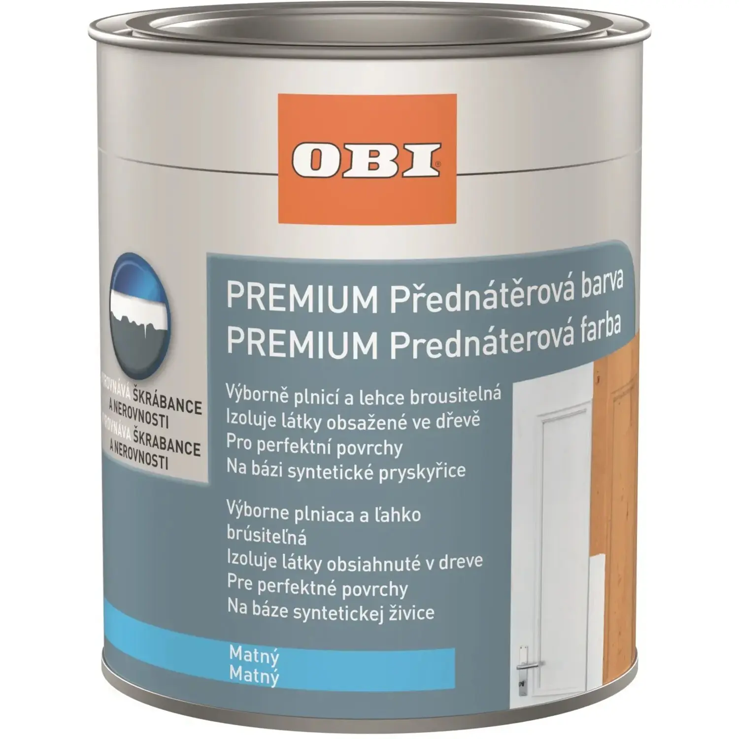 OBI PREMIUM Přednátěrová barva bílá 750 ml