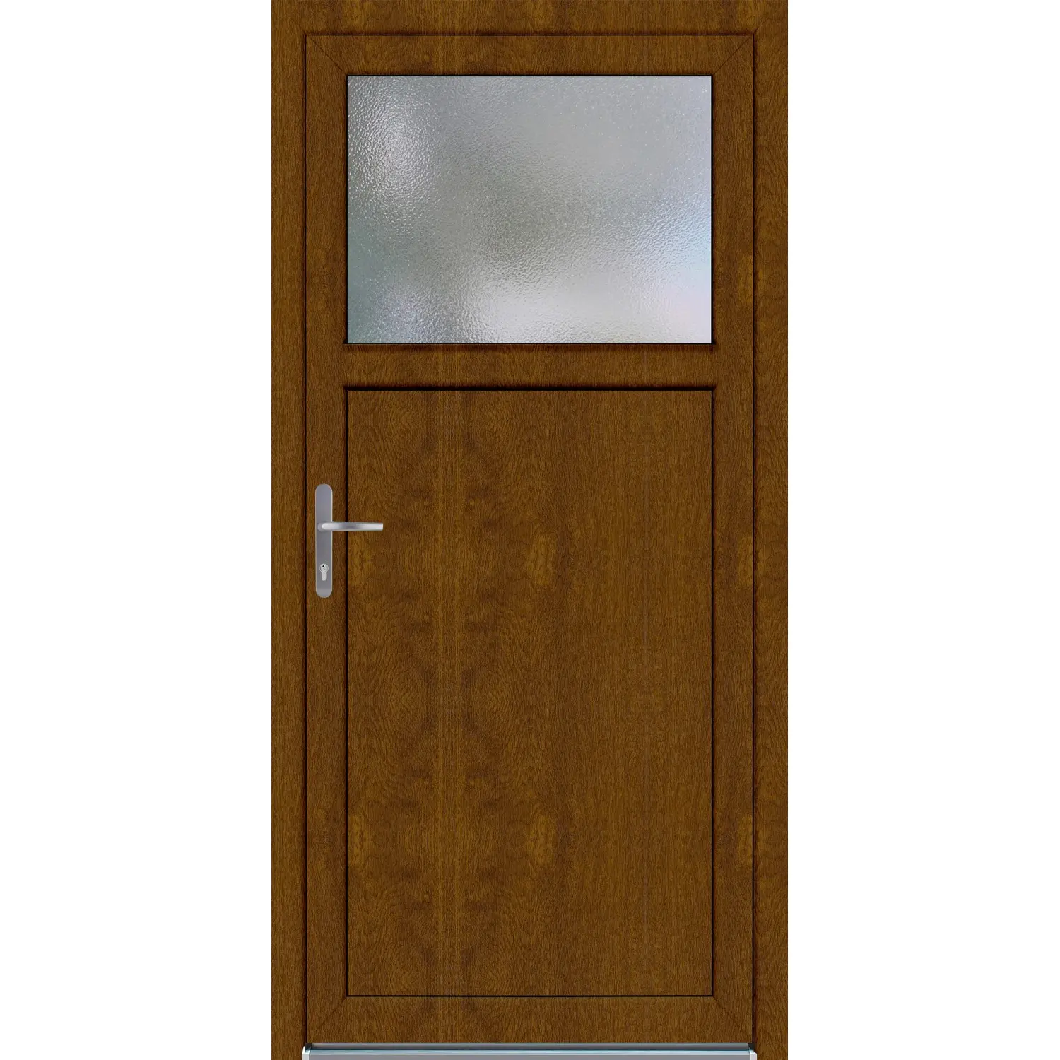 PANTO Plastové vedlejší vchodové dveře K 501 dub zlatý 98 x 198 cm, P