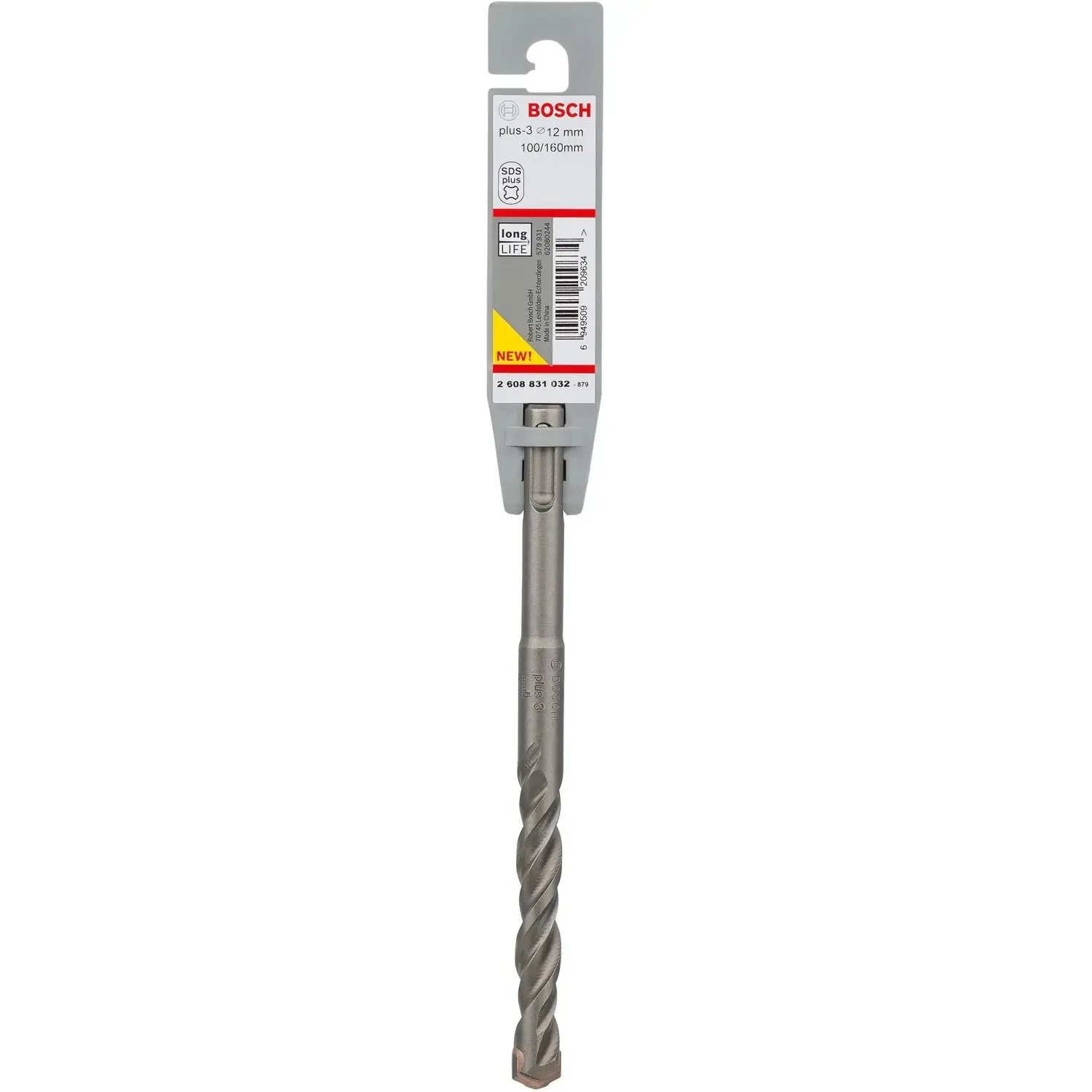 Bosch Vrták do kladiv SDS plus-3 pr. 12 x 100/160 mm (2 608 831 026)