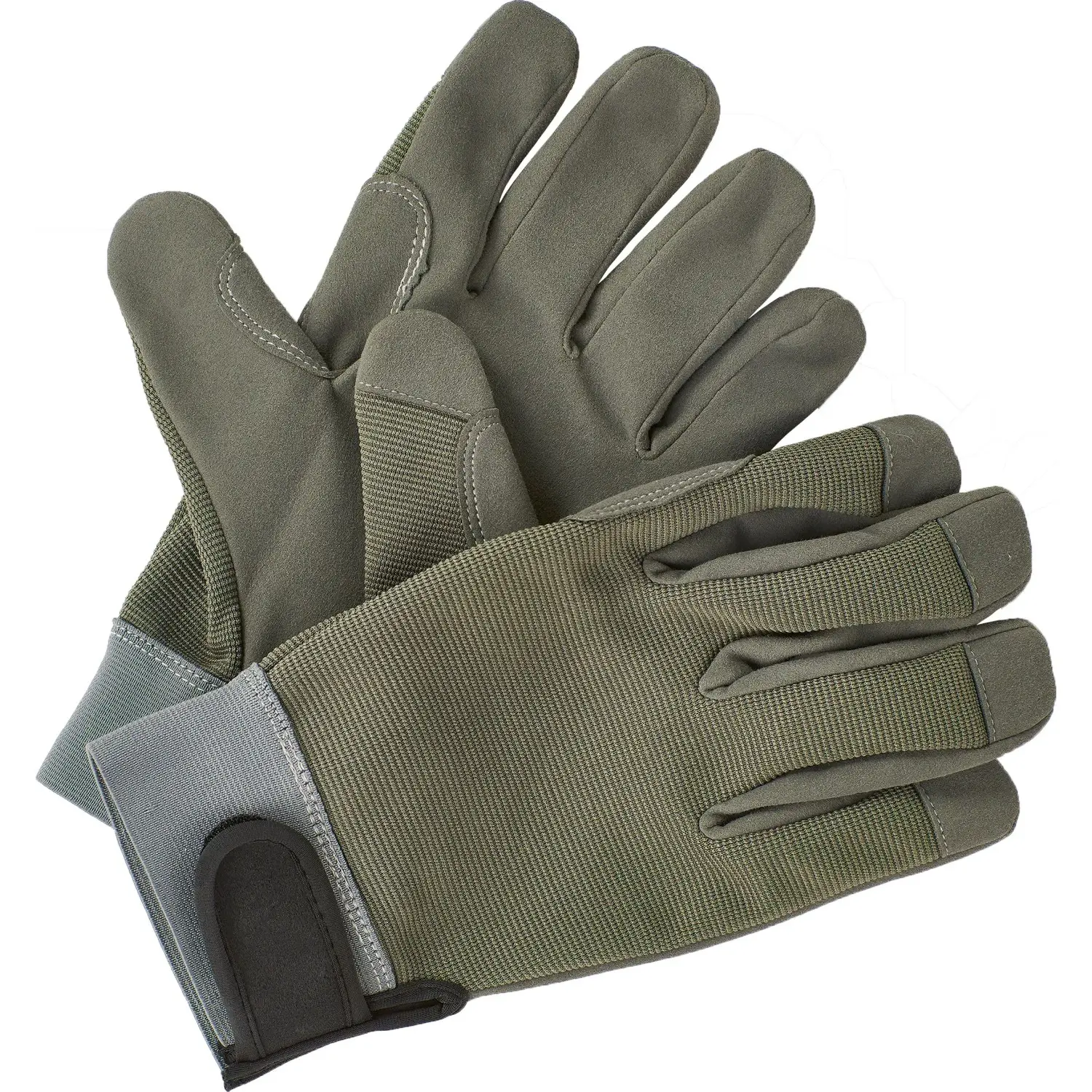 LUX-TOOLS Zahradní rukavice olivově zelená, vel. 9
