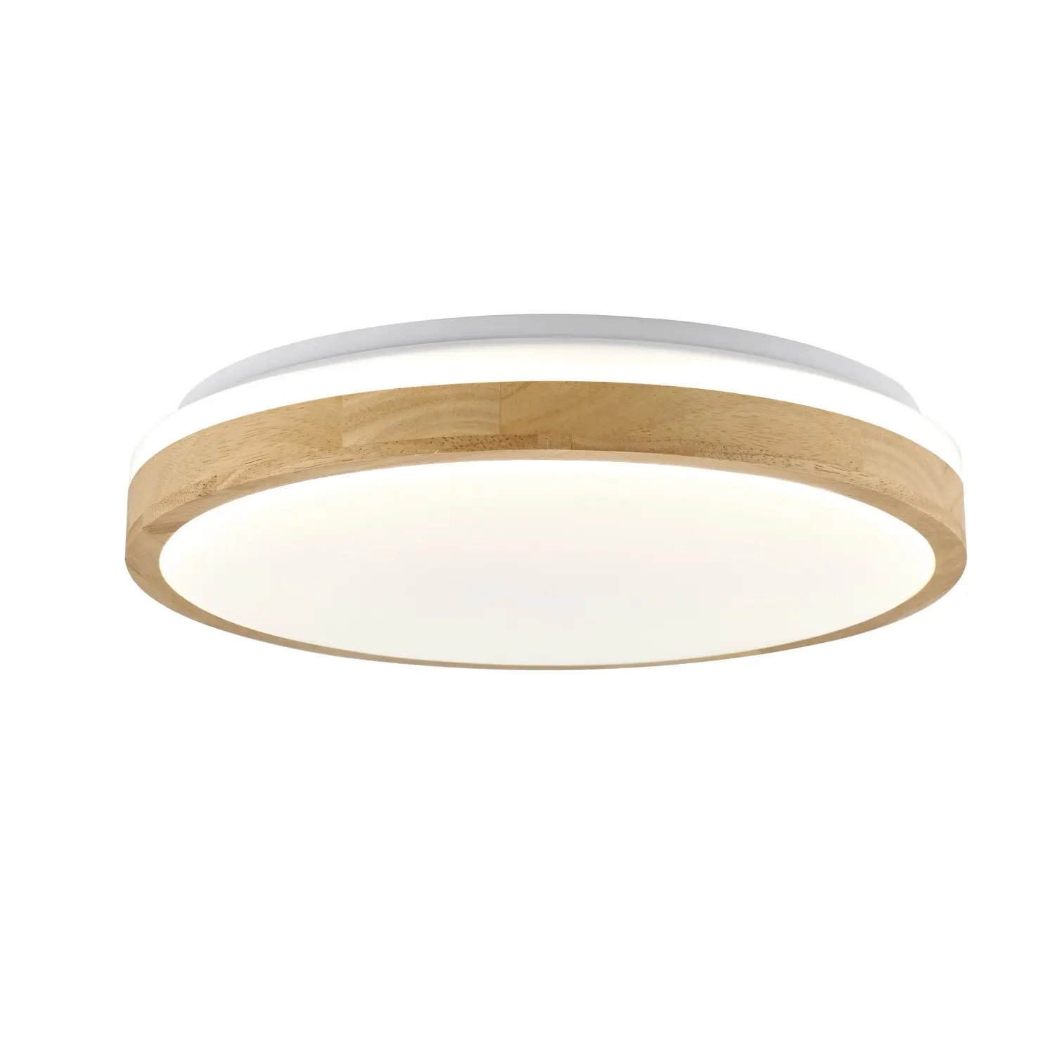 EURAKLES LED svítidlo FOREST sv.dřevo/bílá 45W 4900lm 2900-6500K pr. 490 x 85 mm