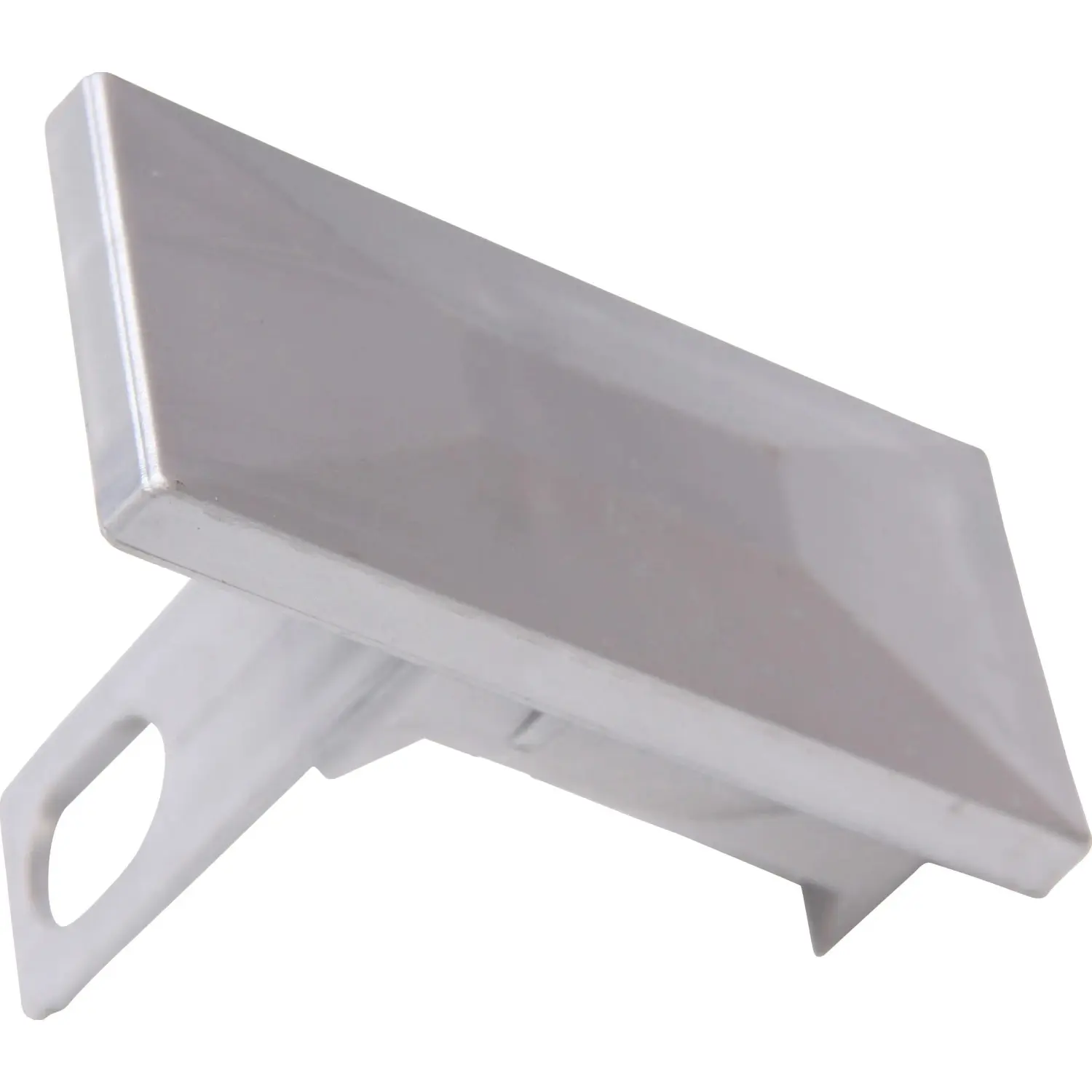 Floraworld Náhradní krytka Premium plast stříbrná 60 x 40 mm