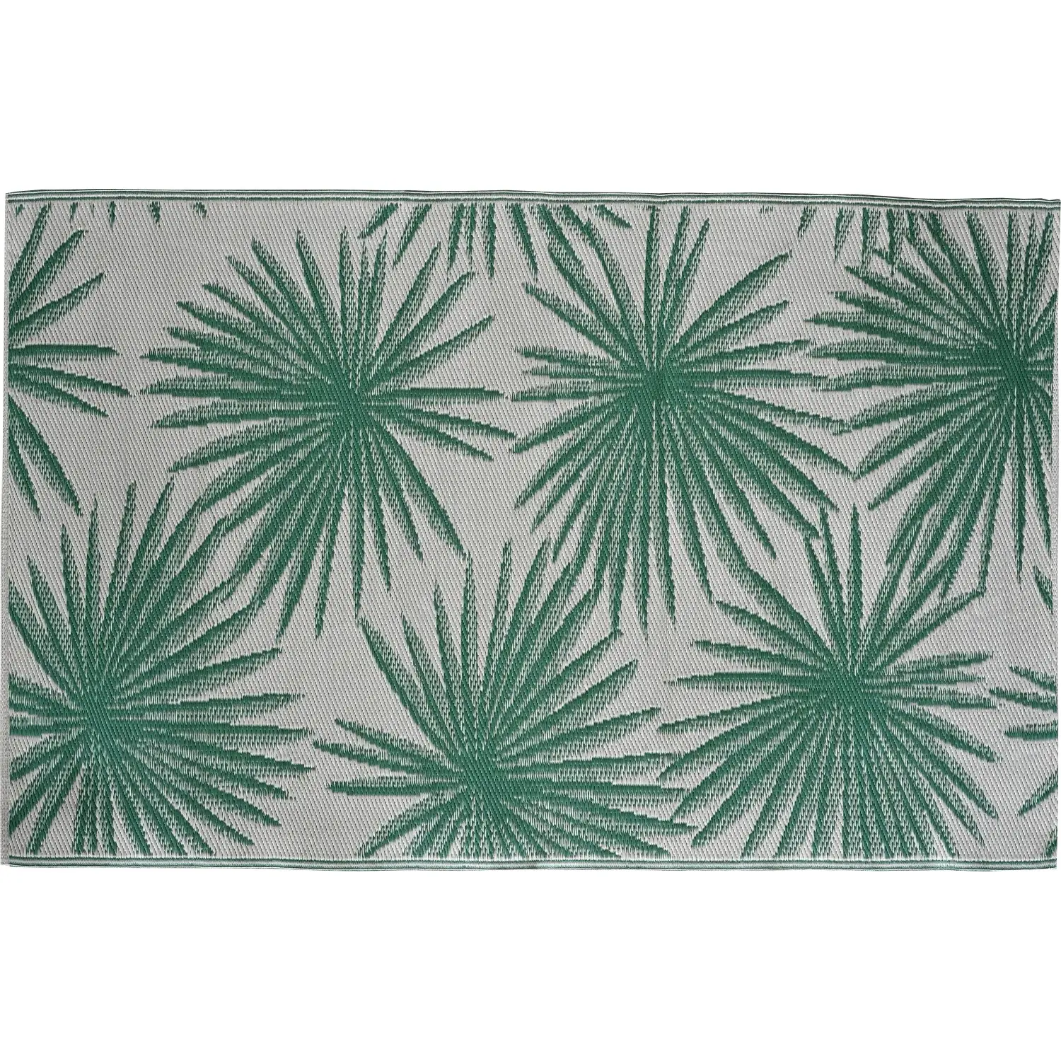 OBI Venkovní koberec béžovo-zelený palmový list 180 x 120 cm