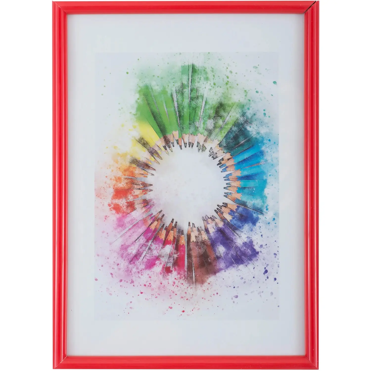 Bondecor Fotorámeček plastový FAST červený 30 x 40 cm