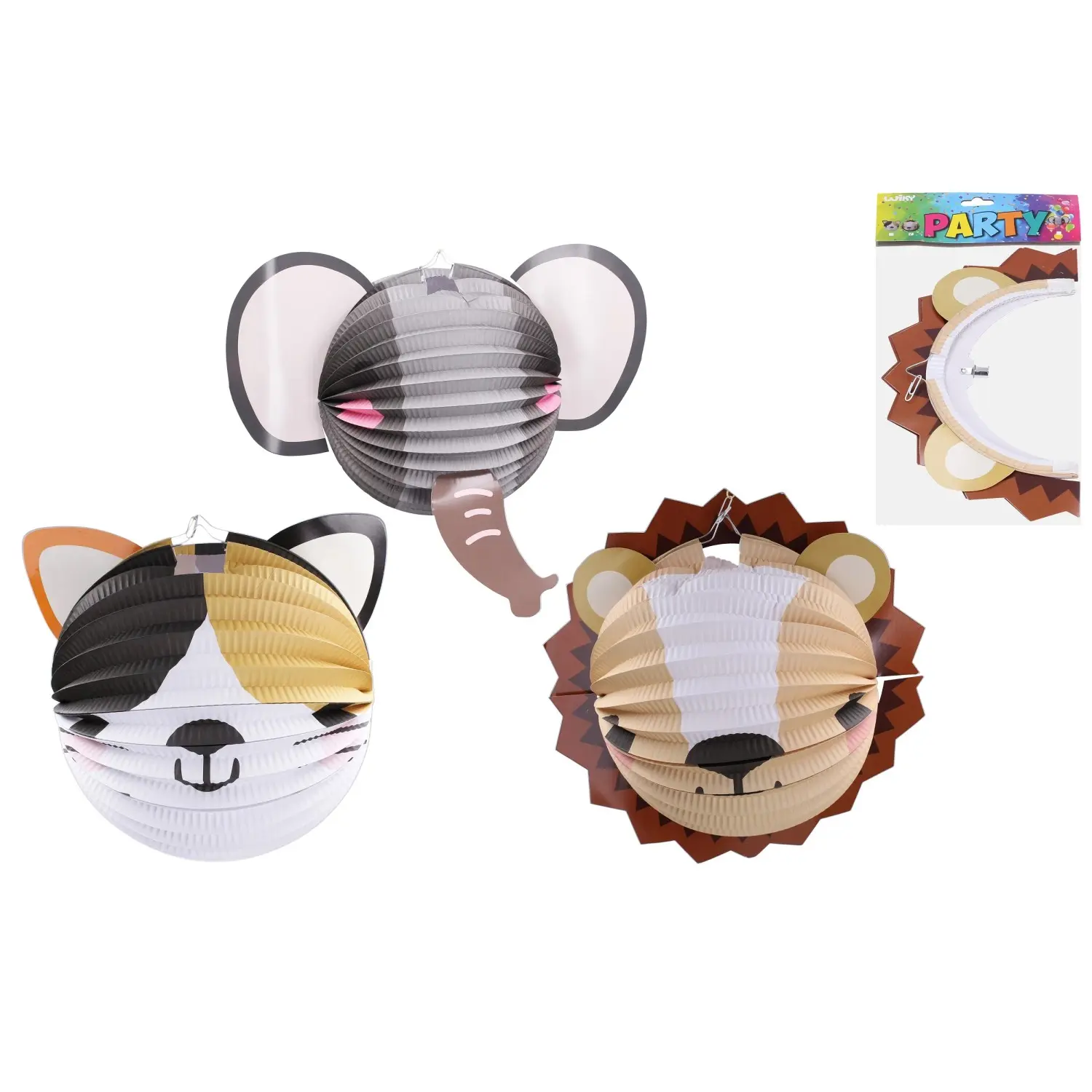 Wiky Lampion koule Zvířátka, různé druhy, 1 ks, pr. 25 cm