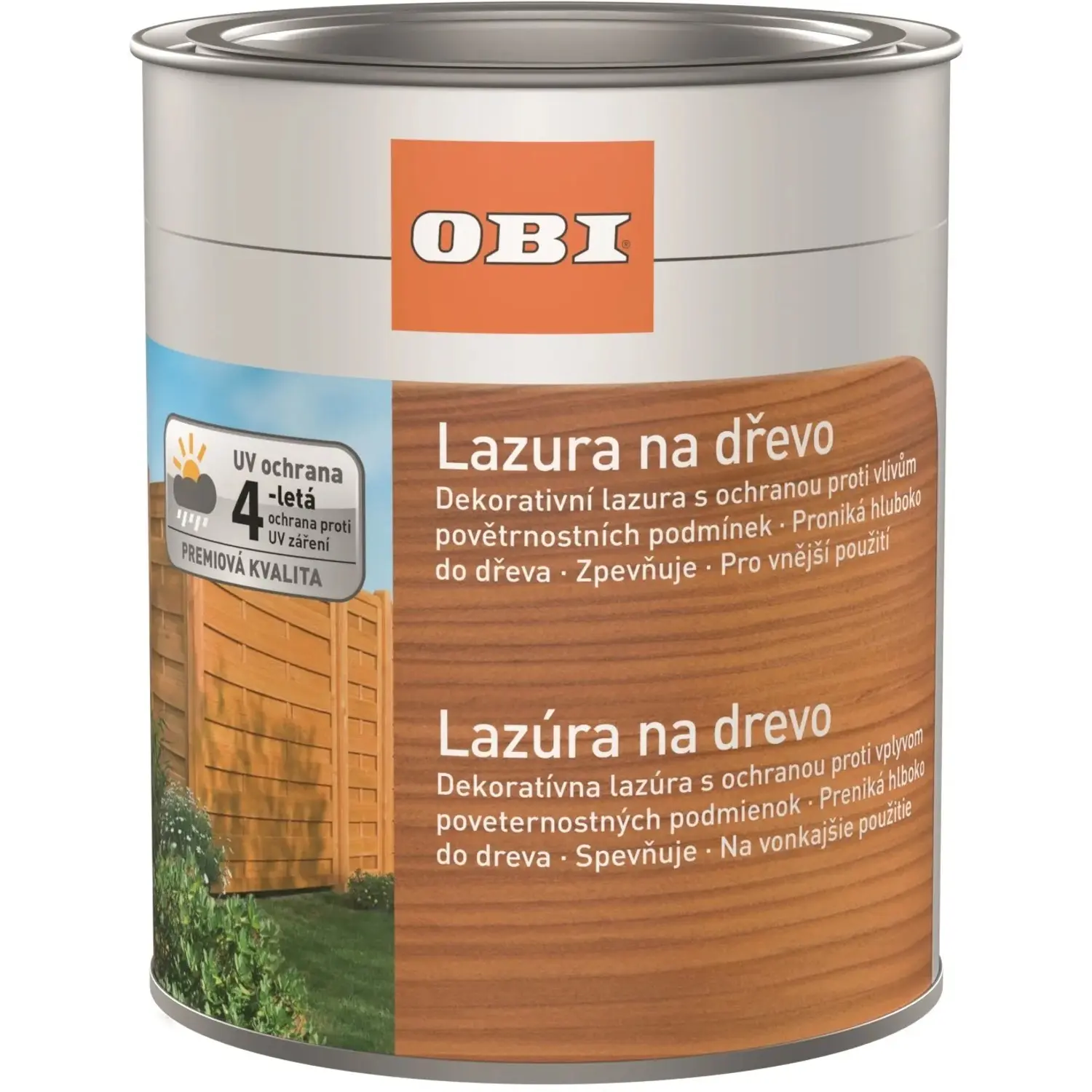 OBI Lazura na dřevo týk 2,5 l