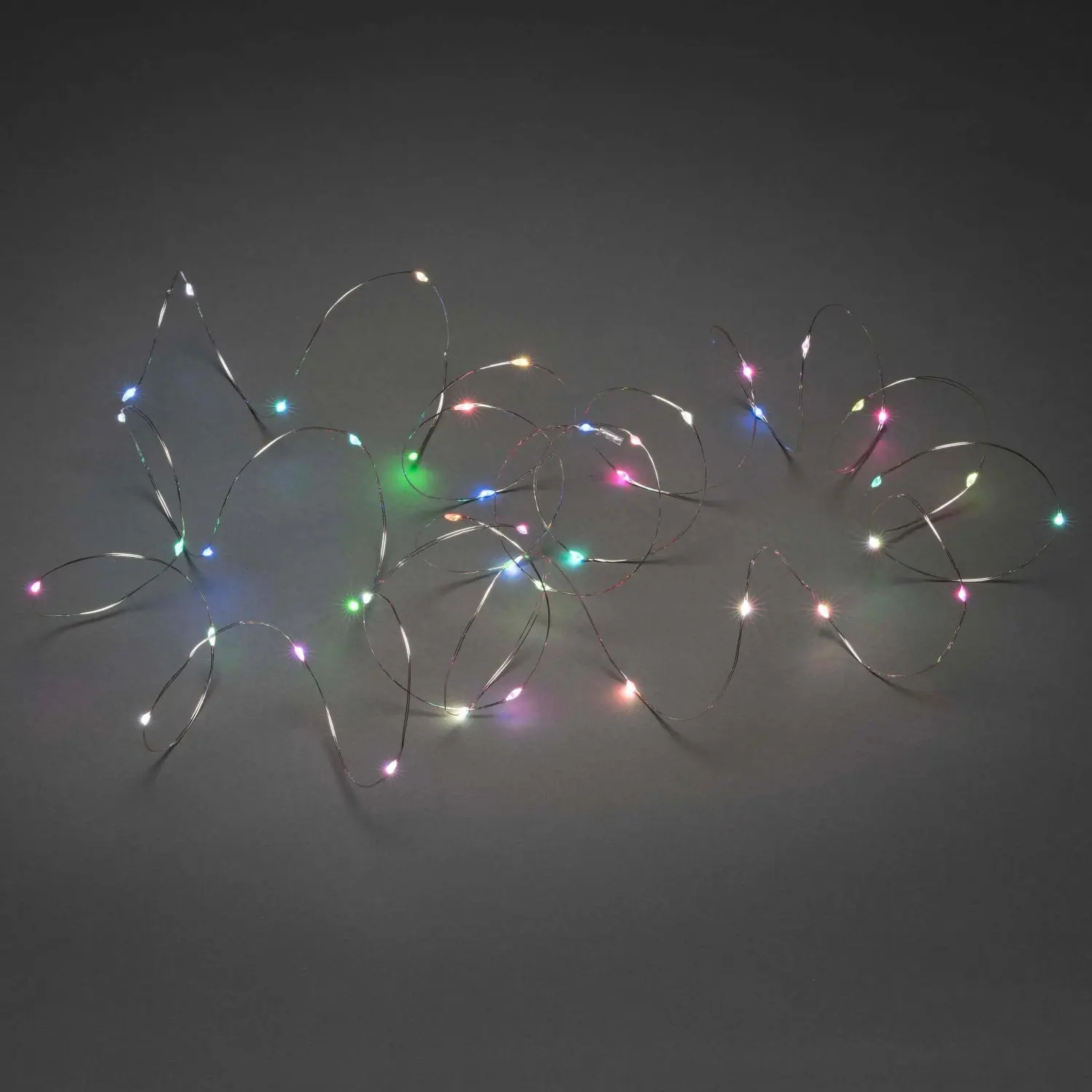 Konstsmide LED světelný řetěz s mikro LED žárovkami s přepínáním barev 50 LED če