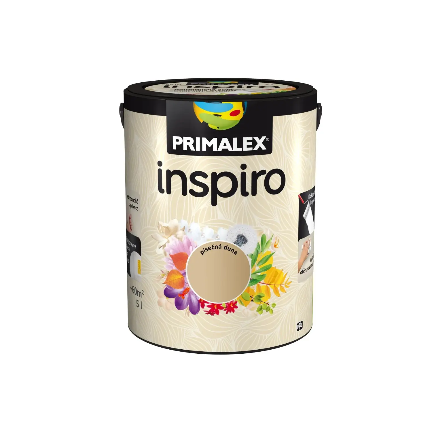 PRIMALEX Barevný vnitřní malířský nátěr Inspiro písečná duna 5 l