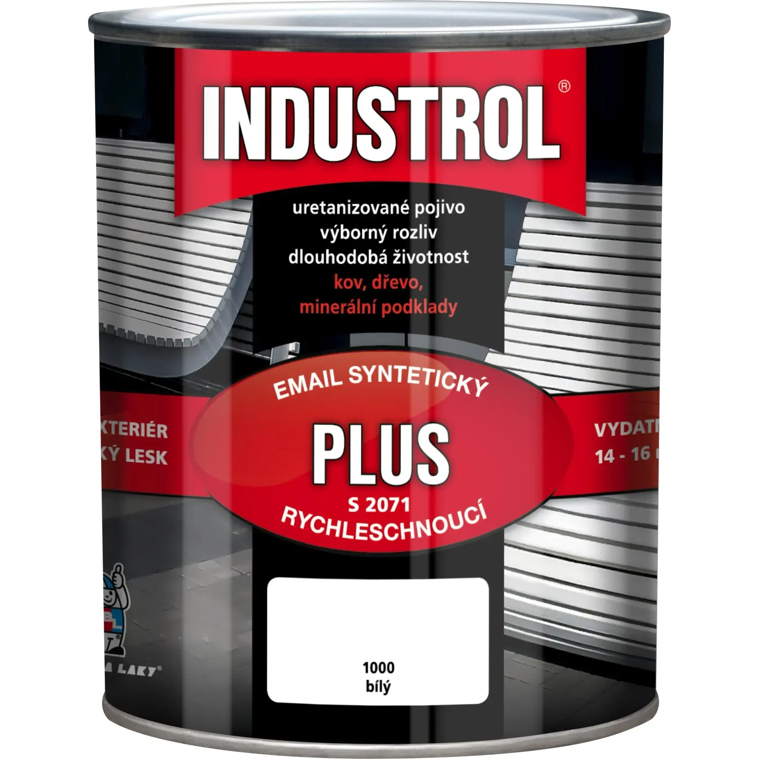 Industrol Plus S2071 email bílý 750 ml
