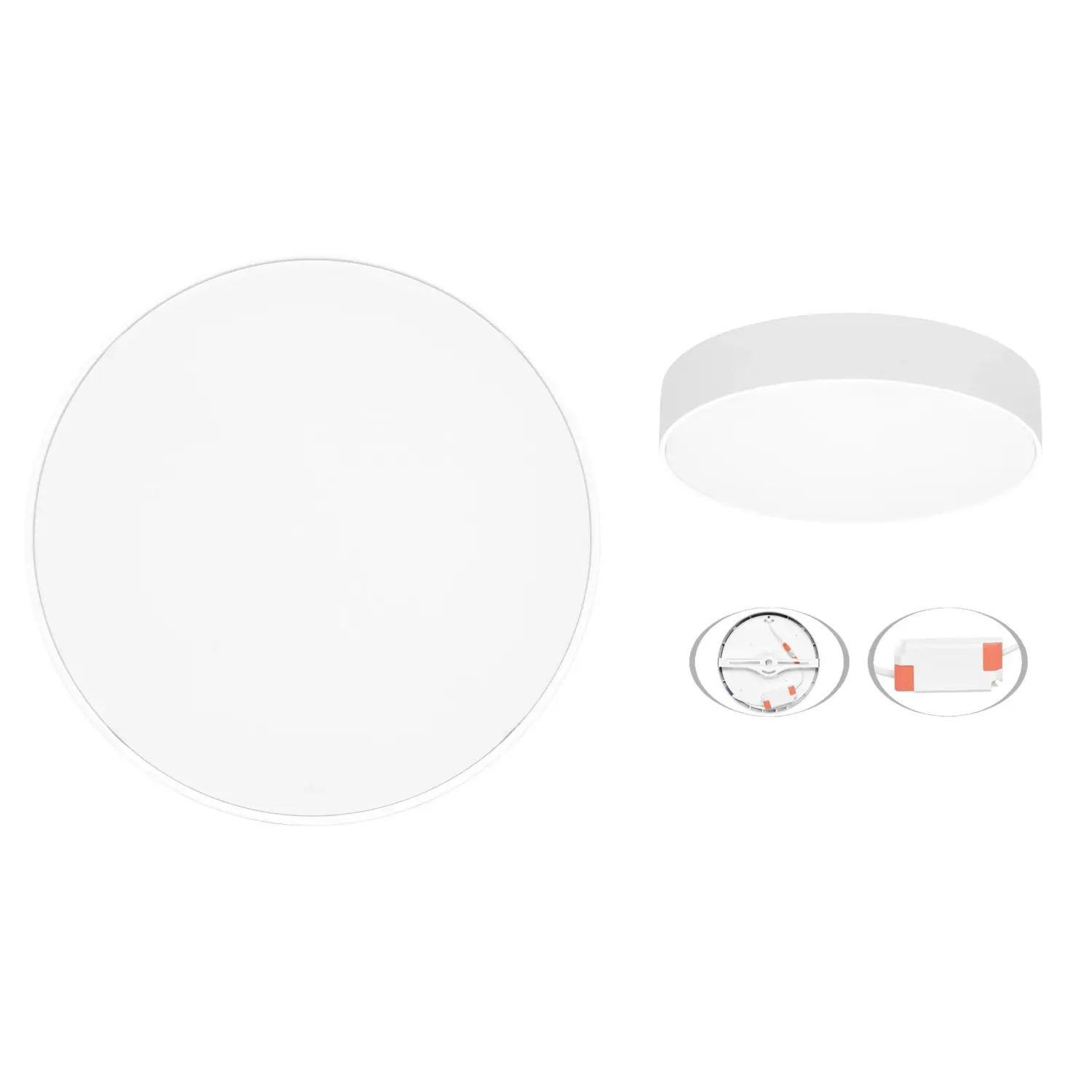 Ecolite LED stropní svítidlo TERA bílé 48 W, 3900 lm, 4100 K, pr. 30 x 4,5 cm