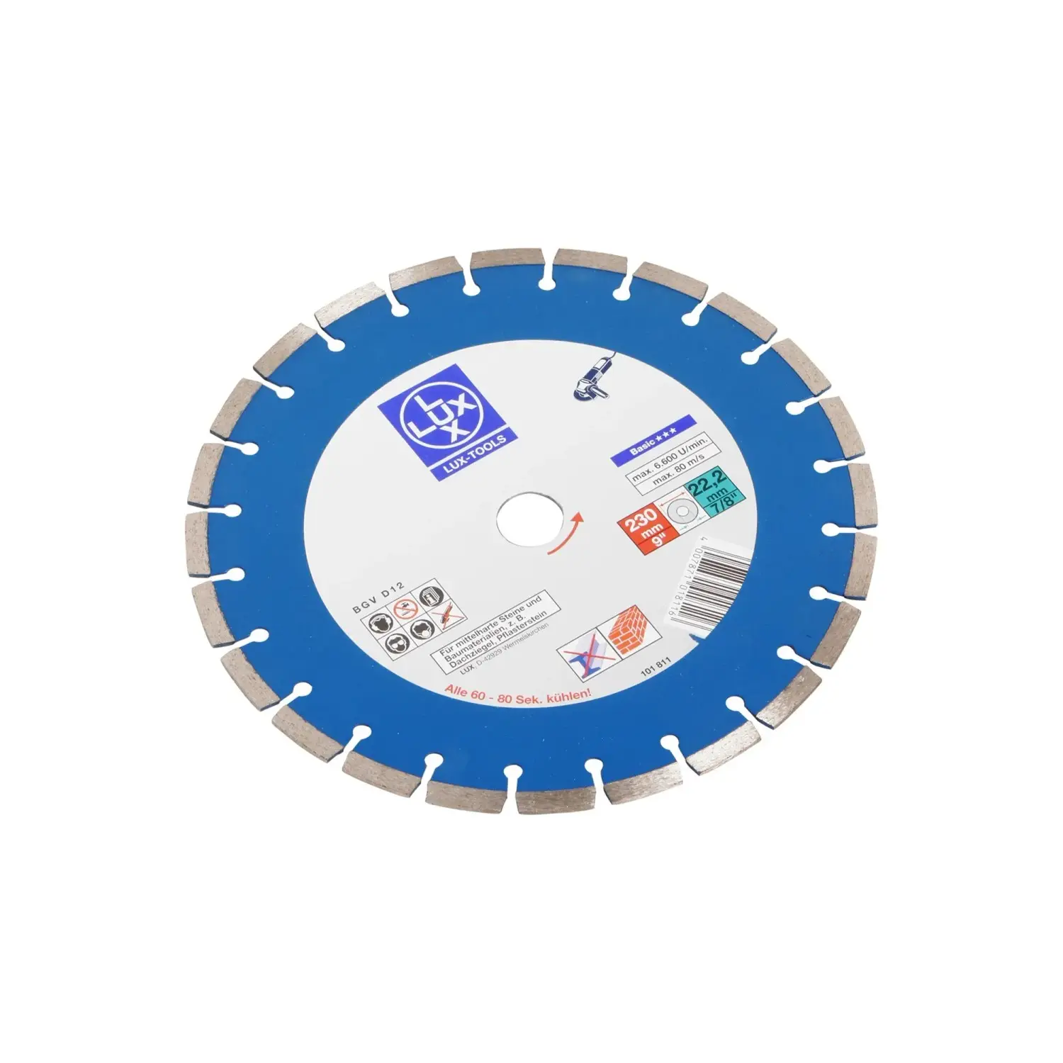LUX-TOOLS Univerzální diamantový řezný kotouč 230 mm
