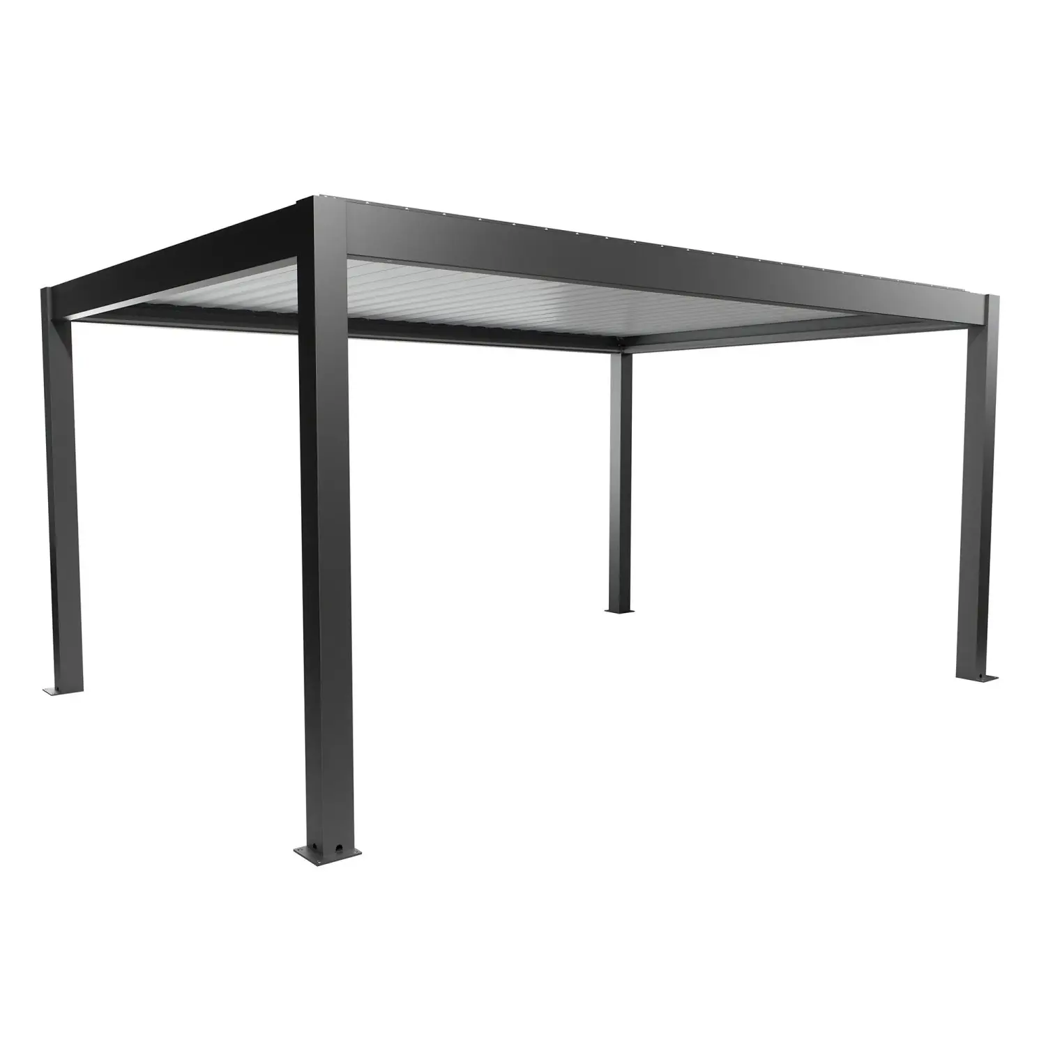 Biohort Pergola 5 x 3,5 tmavě šedá/bílá 515,5 x 367,5 cm