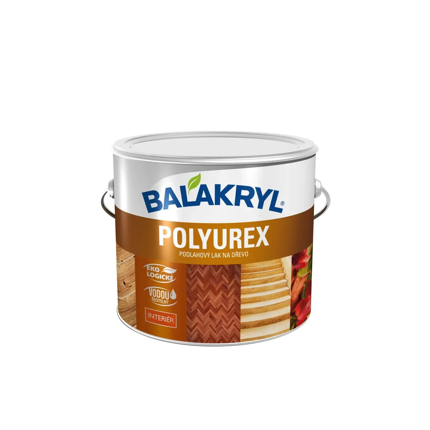 BALAKRYL Podlahový lak na dřevo Polyurex bezbarvý polomatný 2,5 kg