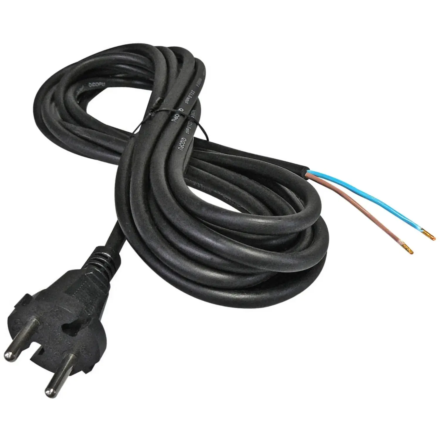 EMOS Flexošňůra gumová 2x1mm 3m černá 2421130212