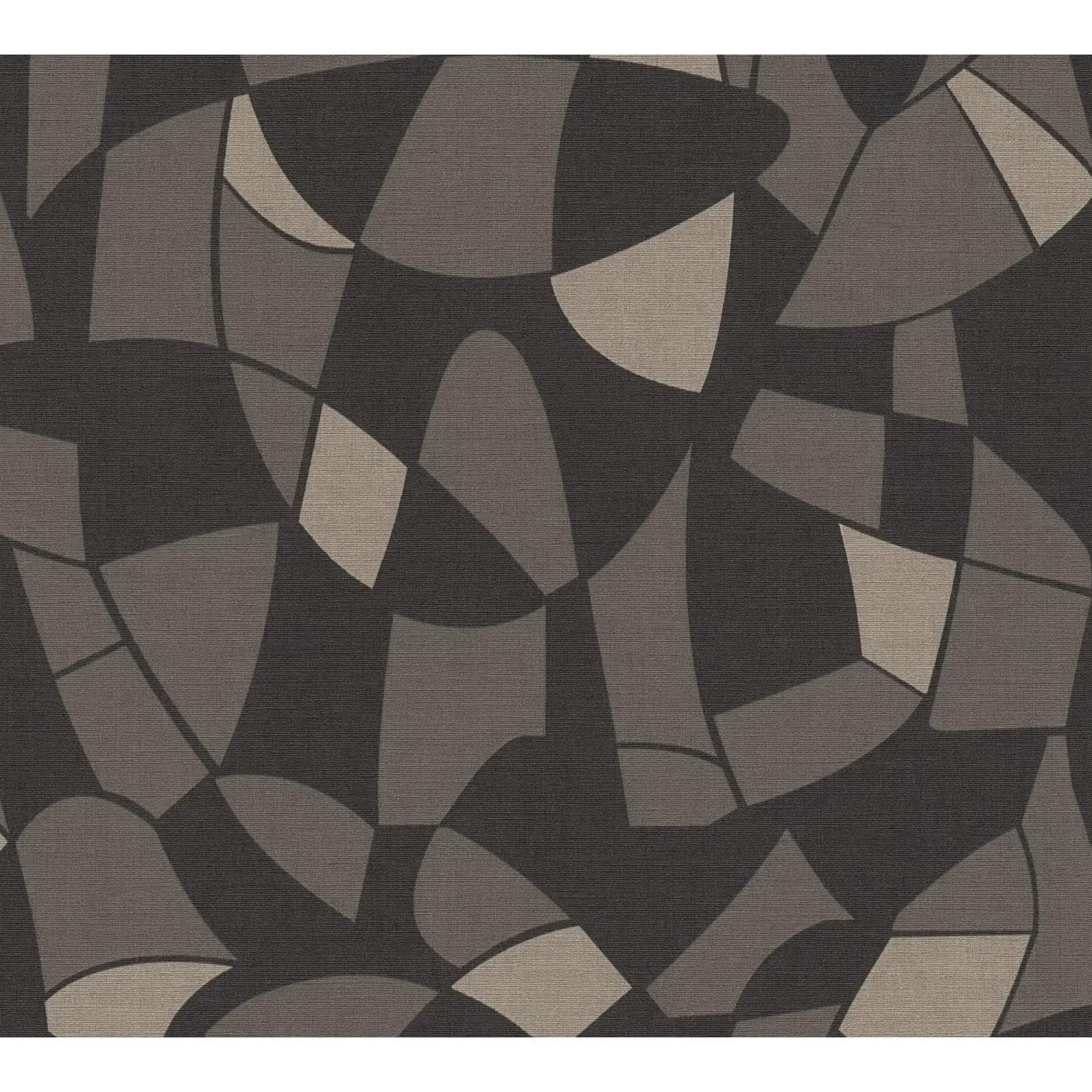 A. S. Creation Vliesová tapeta Antigua Geometrické tvary černá