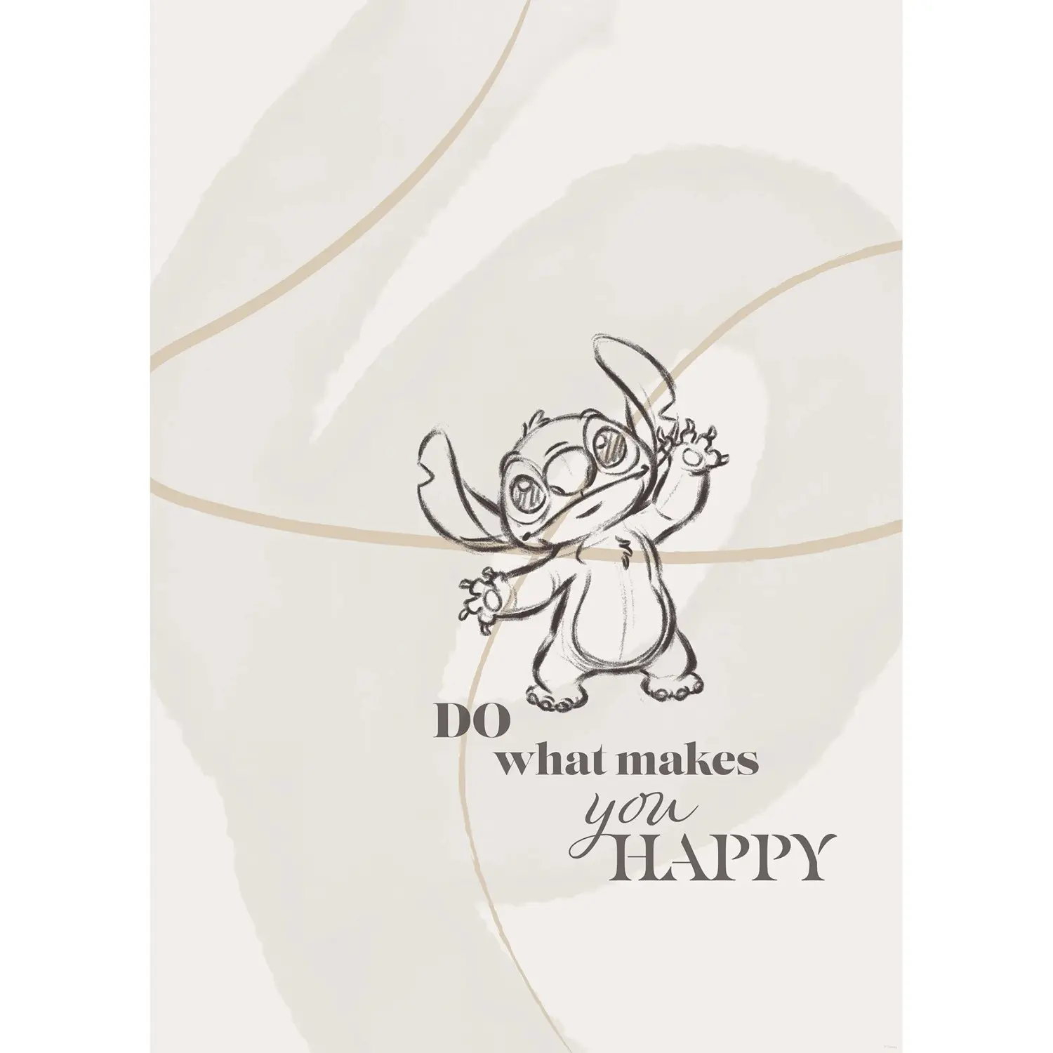 Komar Plakát Disney Lilo and Stitch Do What Makes You Happy 50 x 70 cm