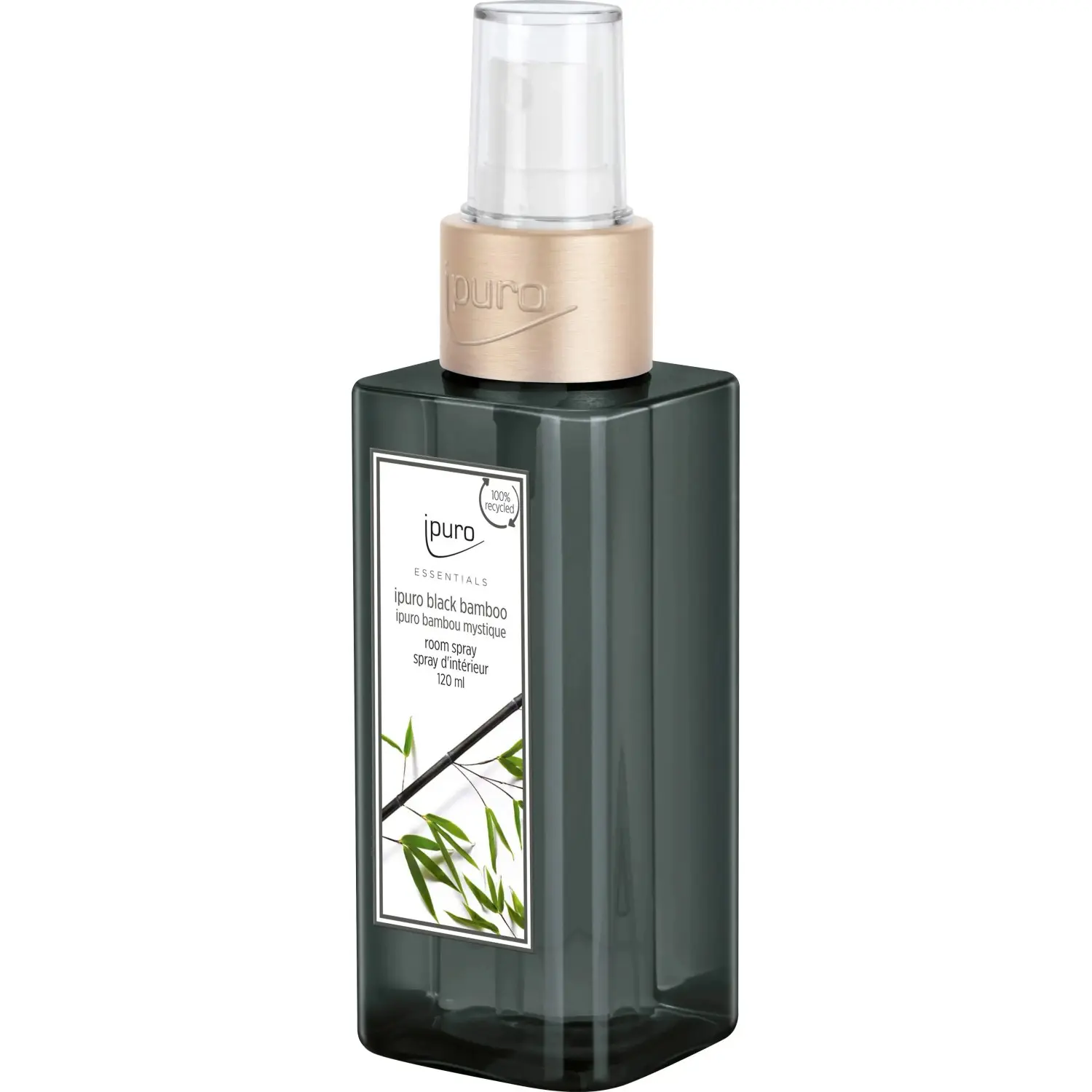 Ipuro Pokojový sprej Essentials, Black Bamboo, 120 ml