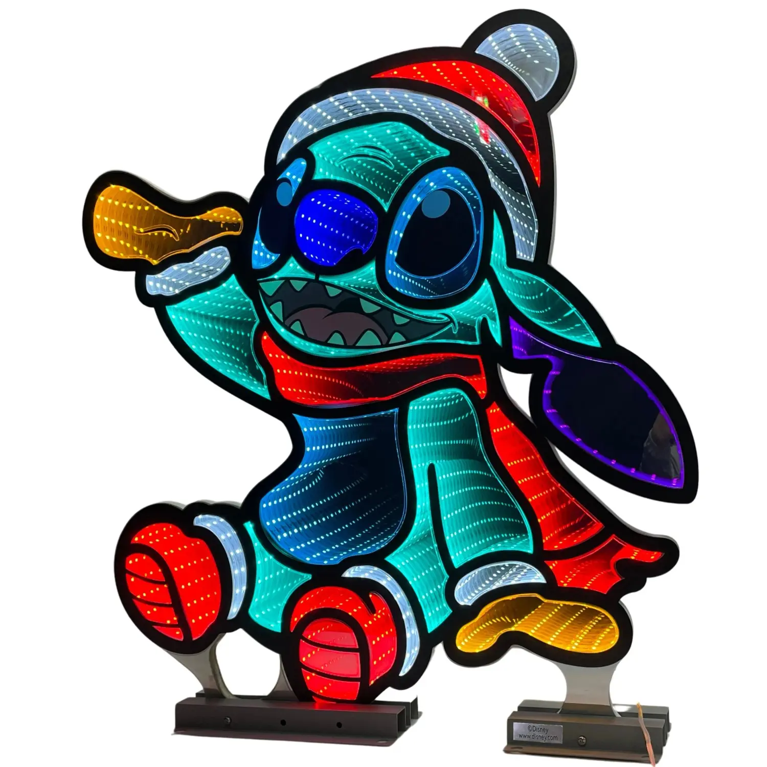 Disney Vánoční zrcadlové světlo Lilo&Stitch 60 cm