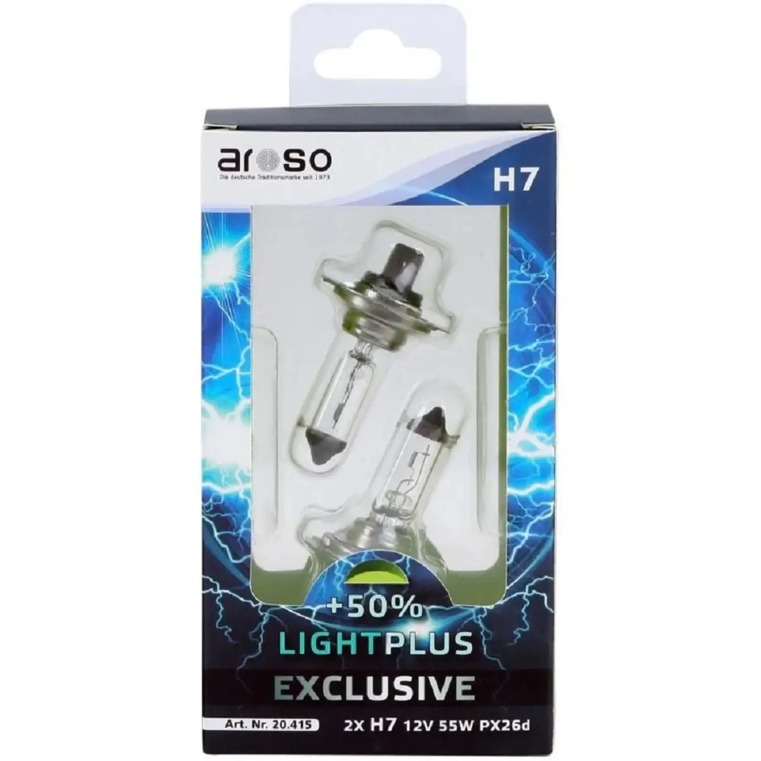 Aroso Autožárovka Light Plus H7 12V 55W PX26d, 2 ks