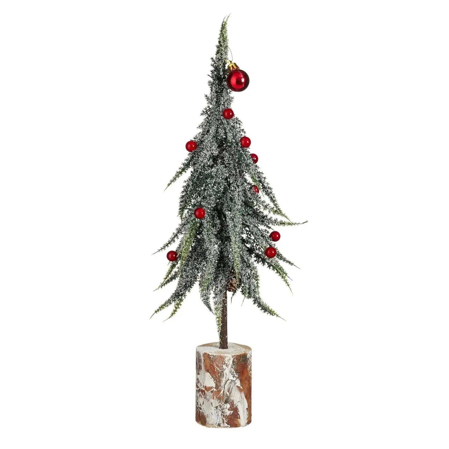 Mica Decorations Dekorace bobule, zelená ojíněná, pr. 15 x 38 cm