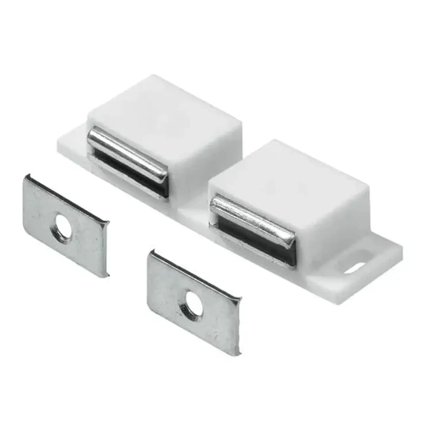 Hettich Nábytkový magnet, kov/plast, 2x 3 kg, bílá
