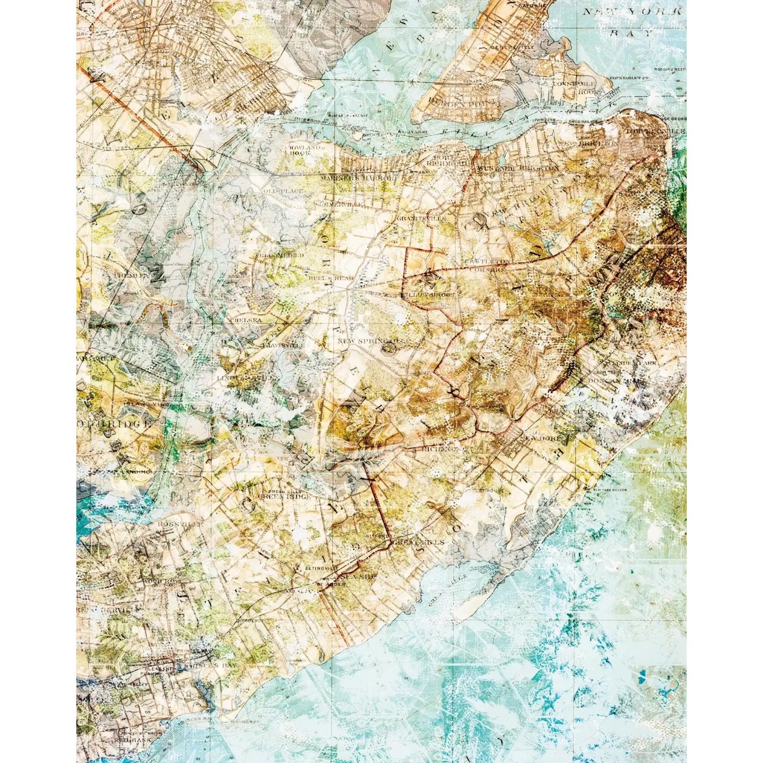 Komar Vliesová fototapeta Mix Map 200 x 250 cm