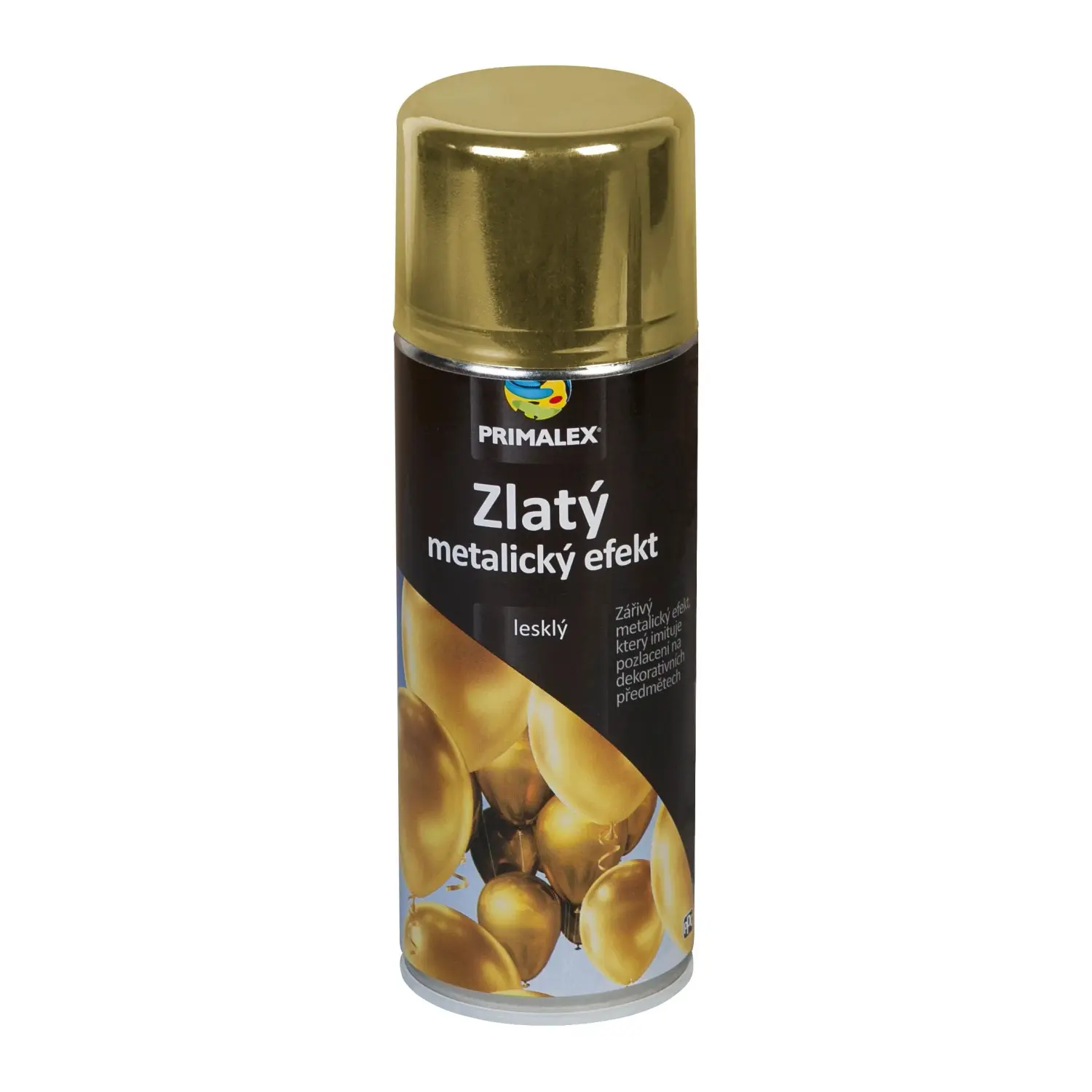 PRIMALEX Barva ve spreji metalický efekt zlatý 400 ml