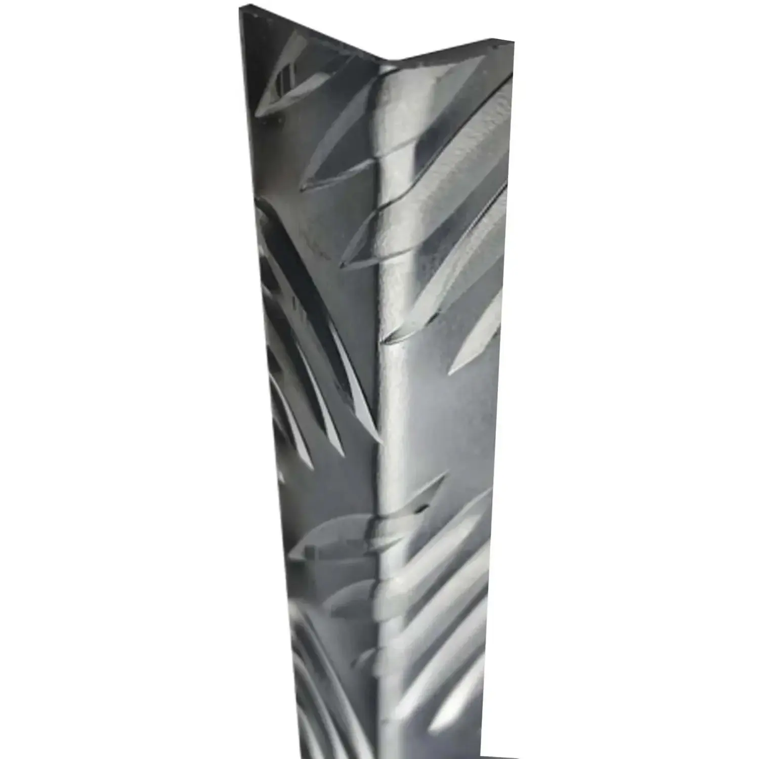 Arcansas L-Profil přírodní hliník s ražbou Check design 50 x 30 x 1,5 x 1000 mm