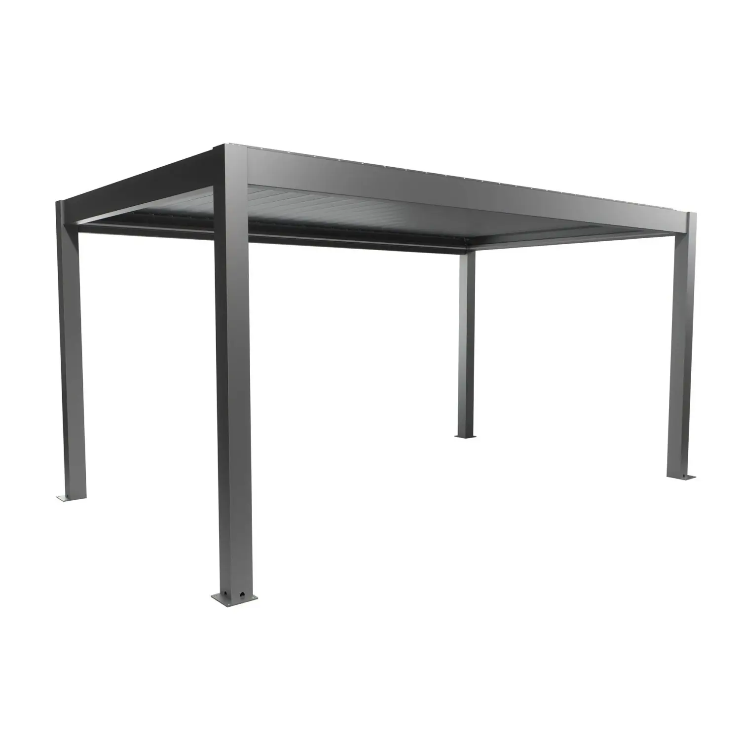 Biohort Pergola 5 x 3 křemenově šedá 515,5 x 312 cm