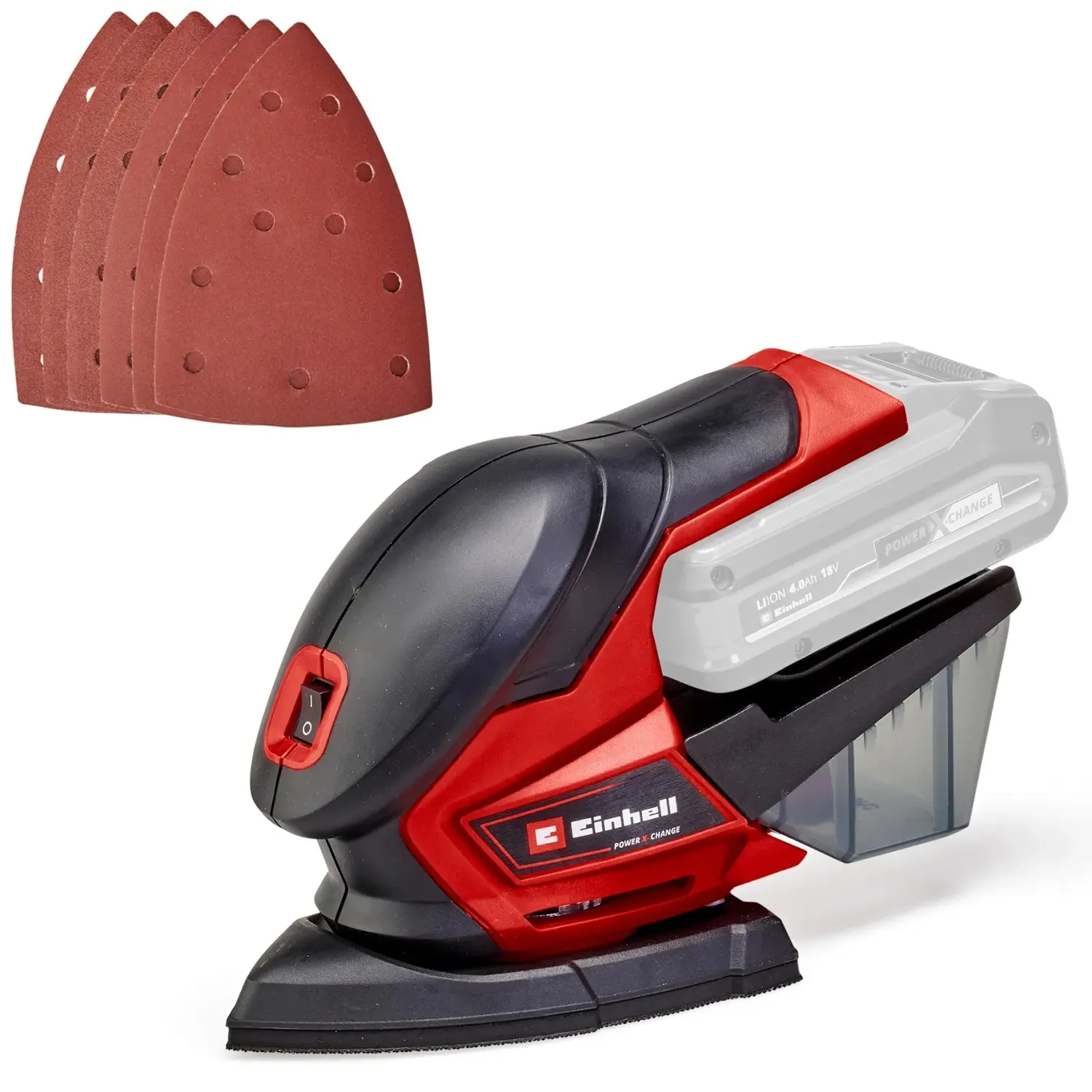 Einhell Power X-Change Víceúčelová aku bruska TE-OS 18/150 Li-Solo