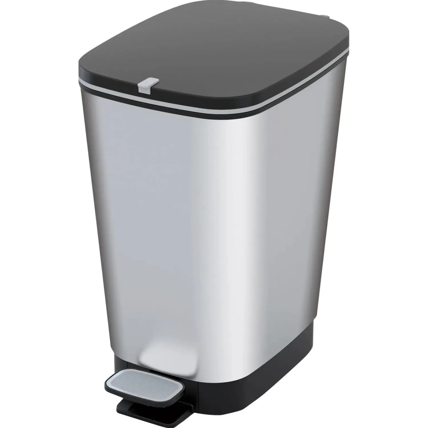Kis Nášlapný odpadkový koš Chic Bin M, stříbrný, 25 l